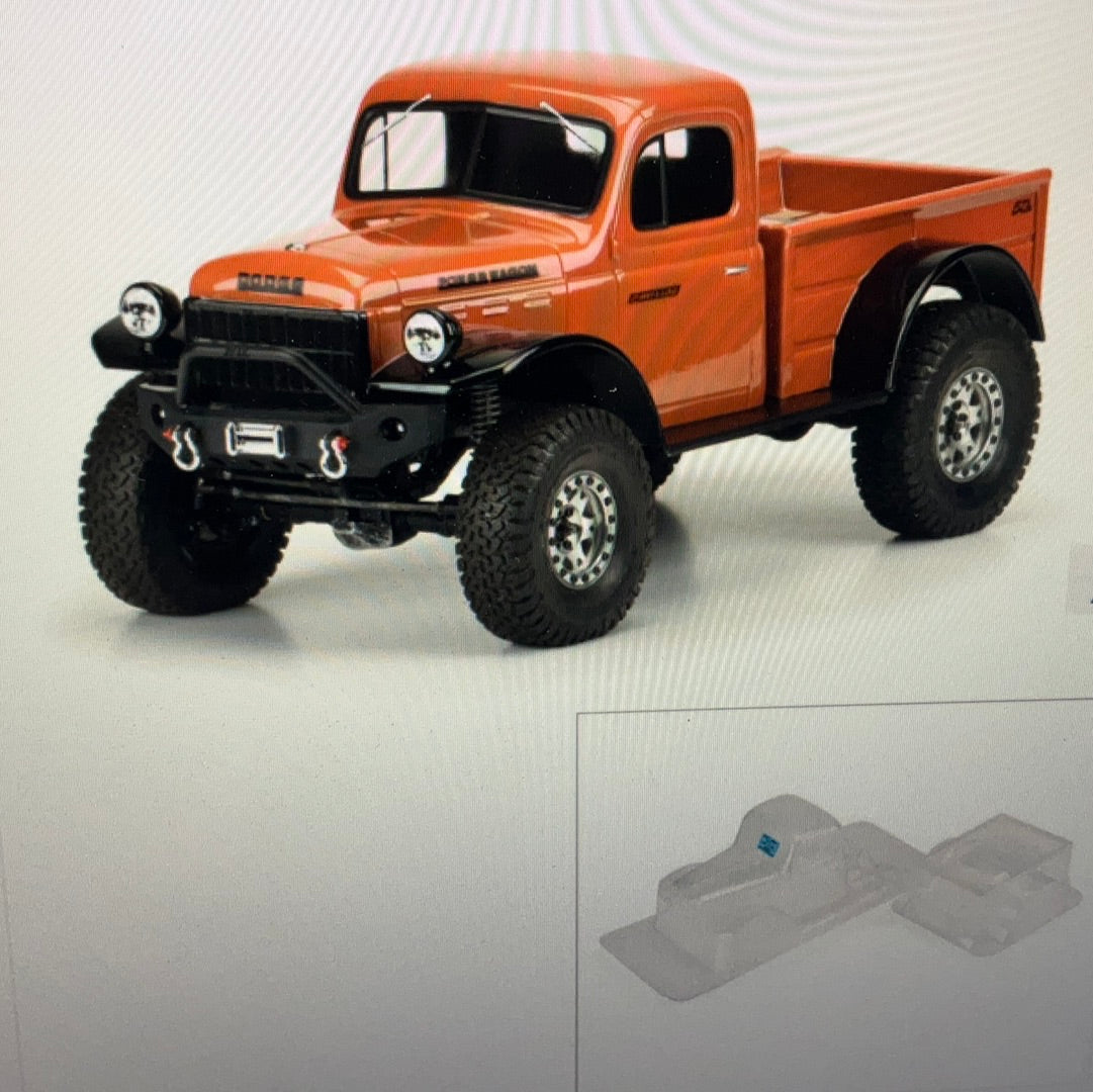 PROLINE 1/10 1946 Dodge Power Wagon Clear Body 12.3" (313mm) WB Crawlers