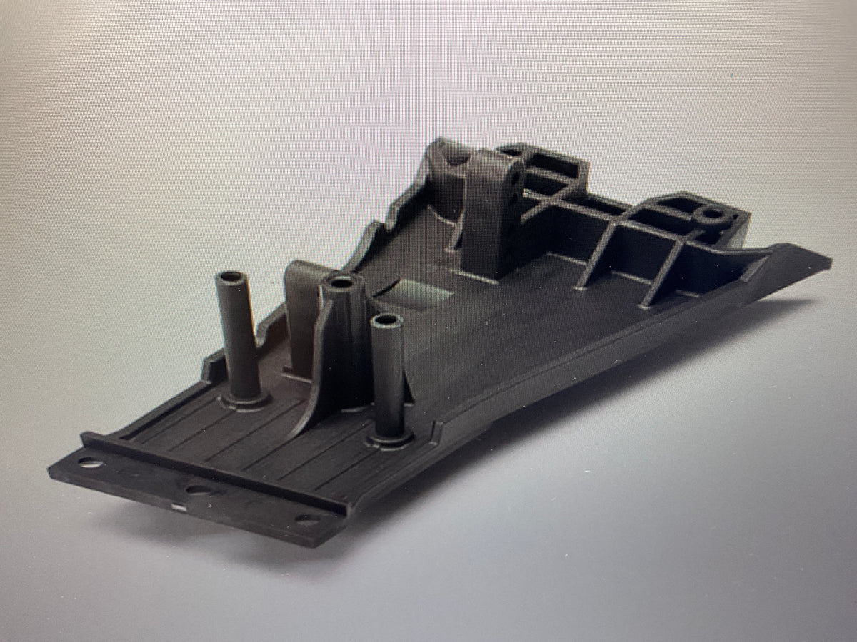 Slash 2WD Gray Low-CG Lower Chassis