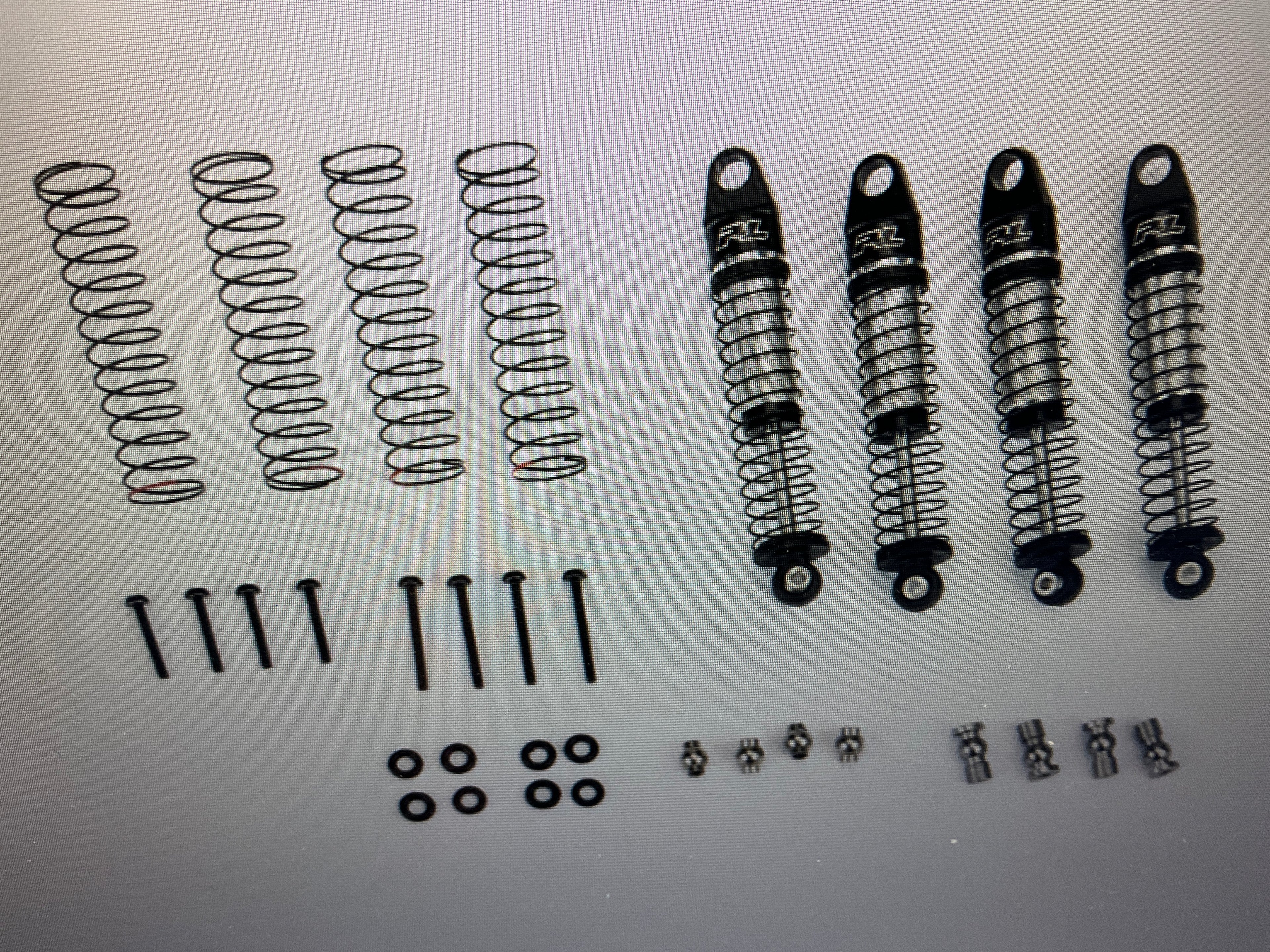 PROLINE 1/24 Big Bore Scaler Shocks 50mm (4): SCX24 and AX24