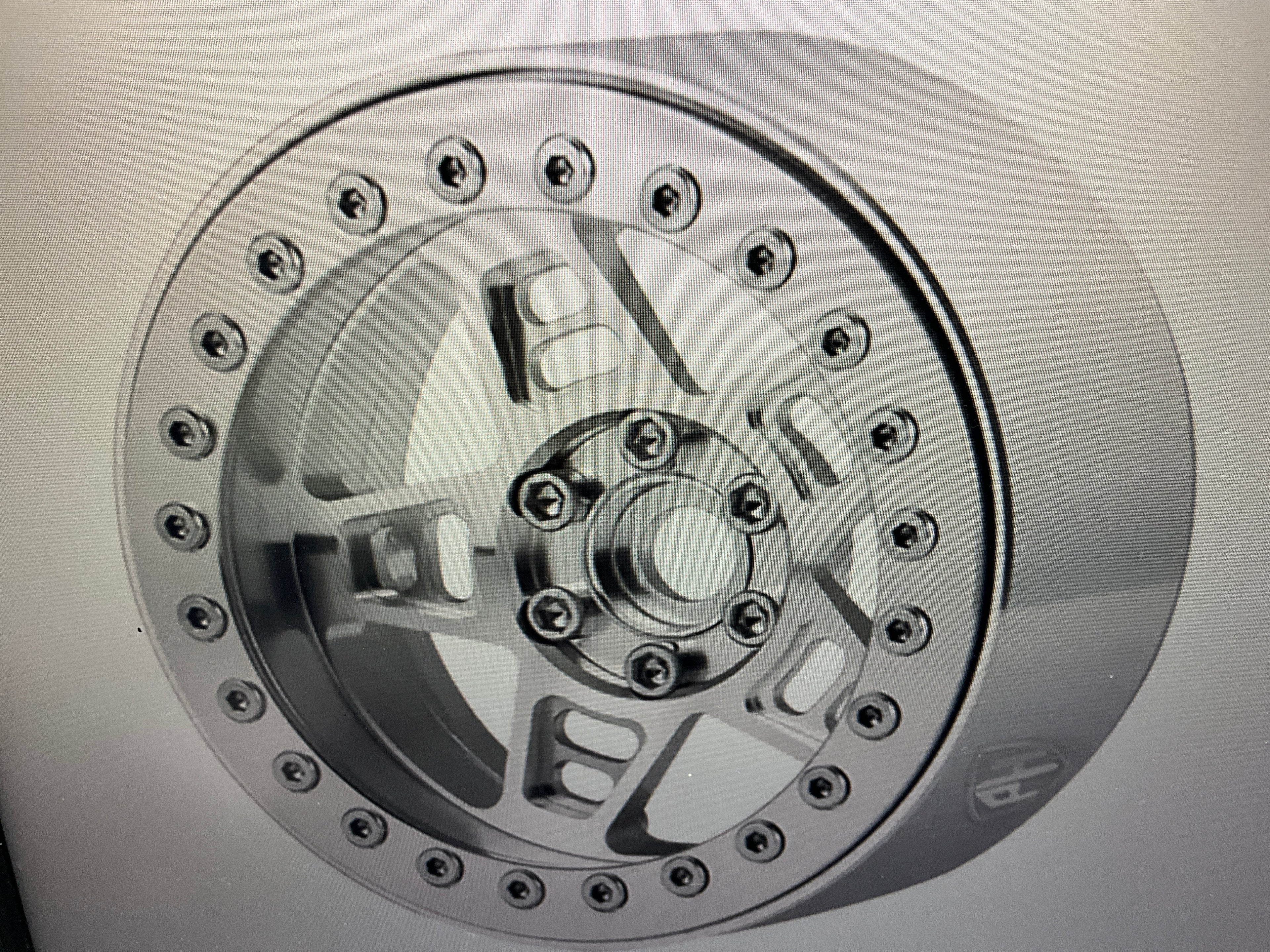 Powerhobby 2.2" Aluminum Wheels Silver (4) 1/10 Rock Crawler