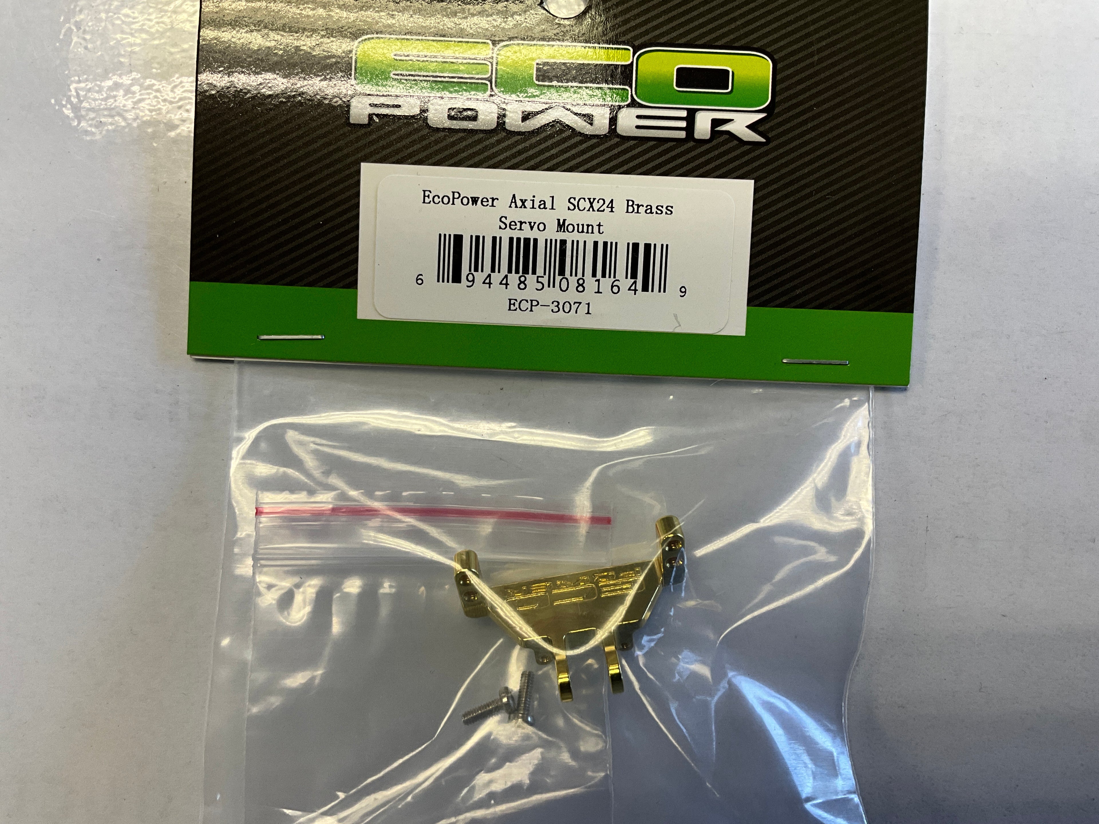 EcoPower Brass Servo Mount (8g) For Axial™ SCX24 (For EcoPower 827 Servo)