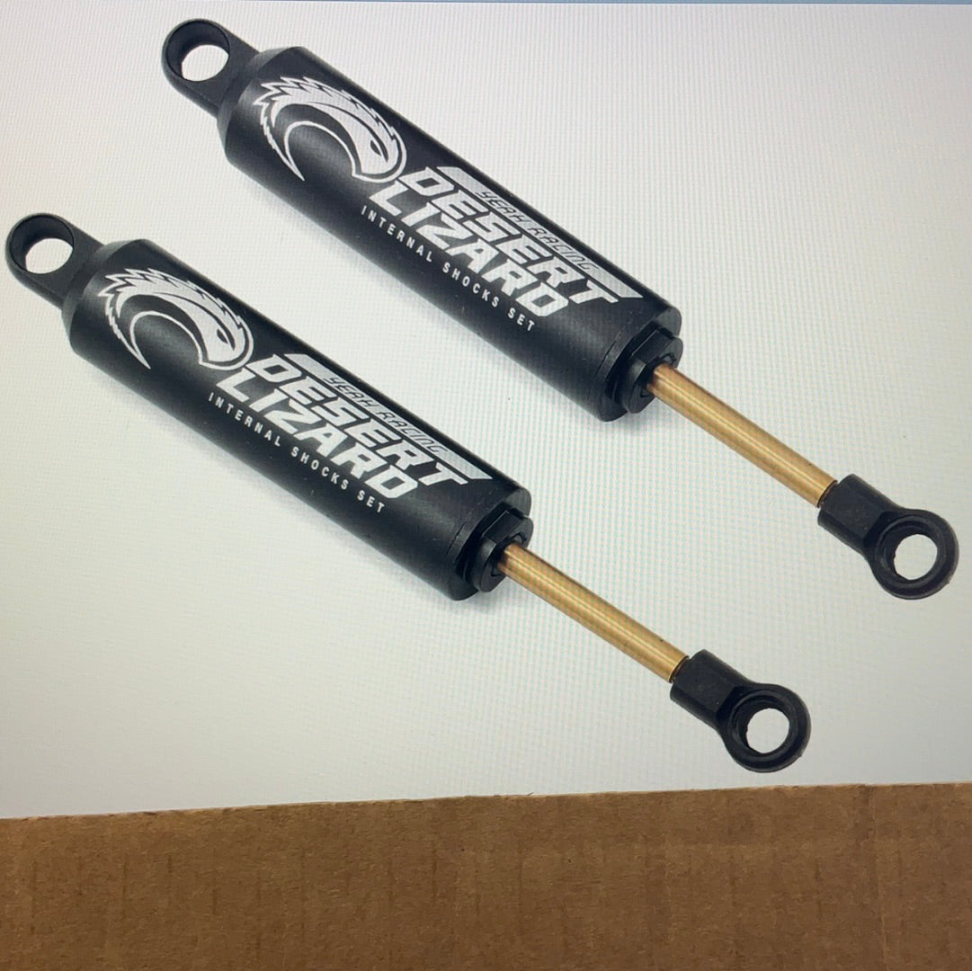 Yeah Racing 90mm Desert Lizard Two Stage Internal Spring Shock (2) (Black)