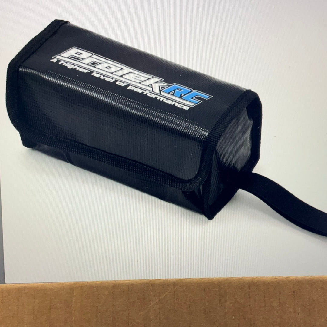 ProTek RC "Flak Jacket" Flame Resistant LiPo Polymer Charging Bag (16x6.5x7cm)