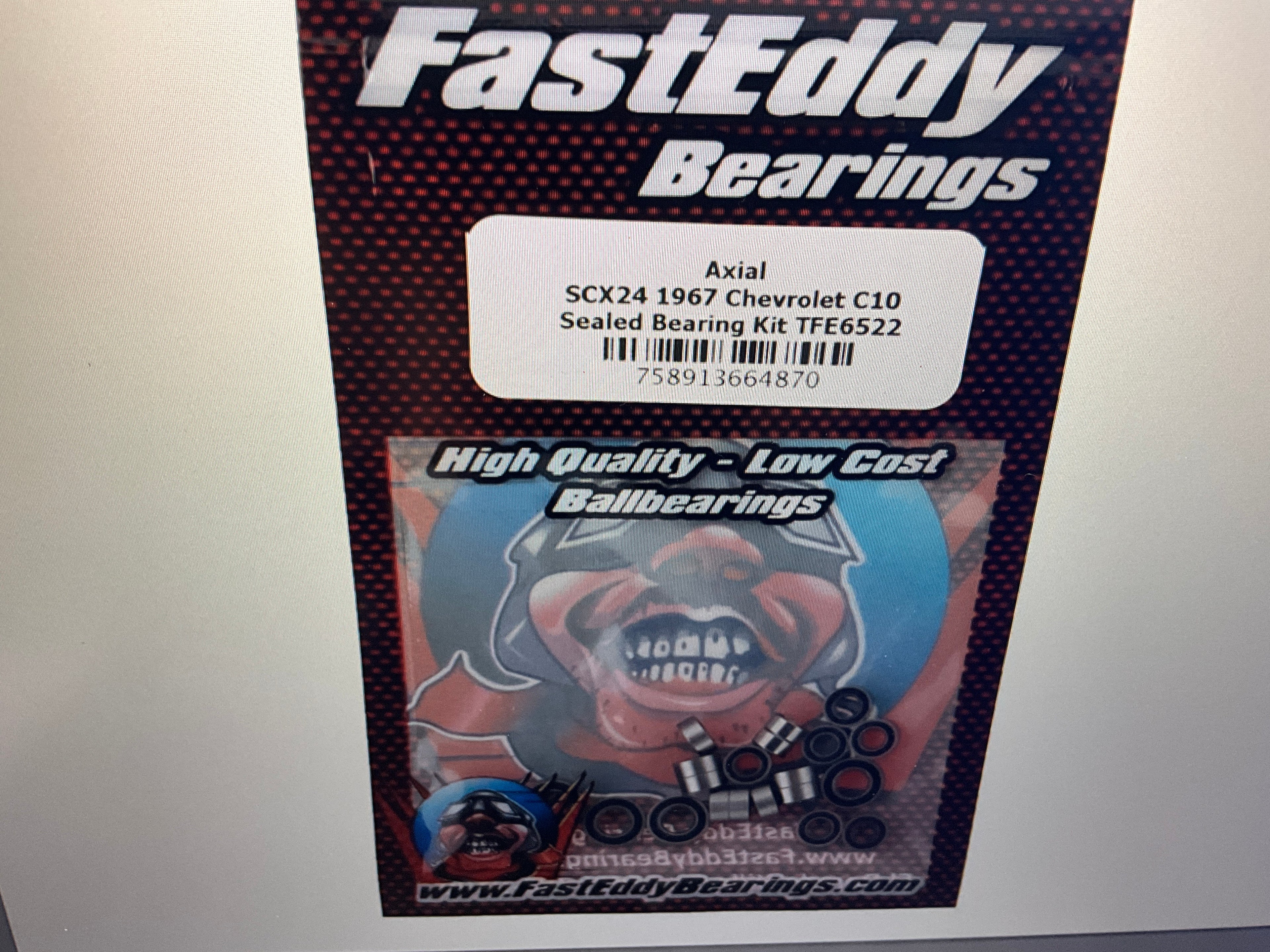 FastEddy Axial SCX24 Bearing Kit