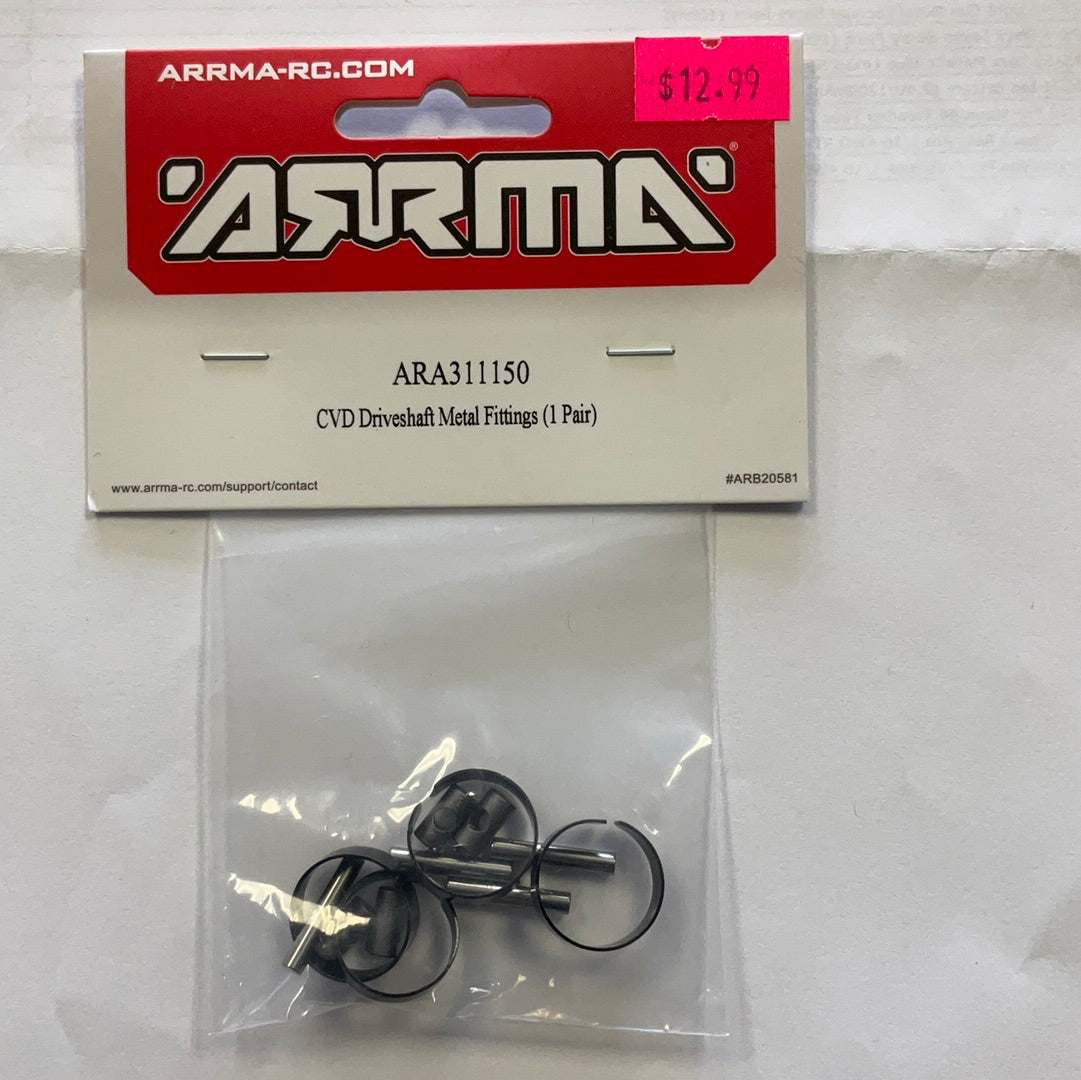 ARRMA CVD Driveshaft Metal Fittings (2)