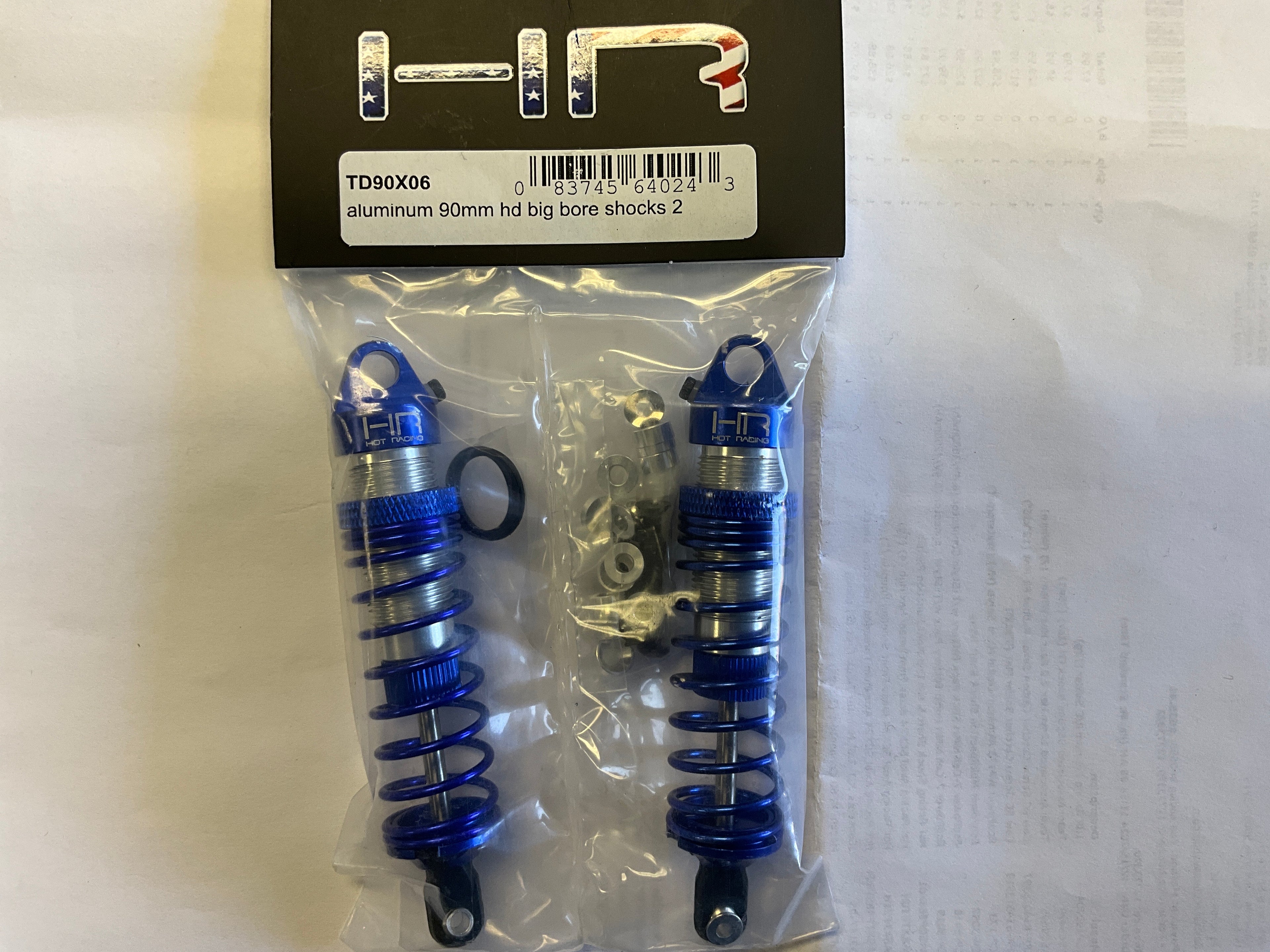 Hot Racing 90mm Aluminum HD Big Bore Shock Set (2)