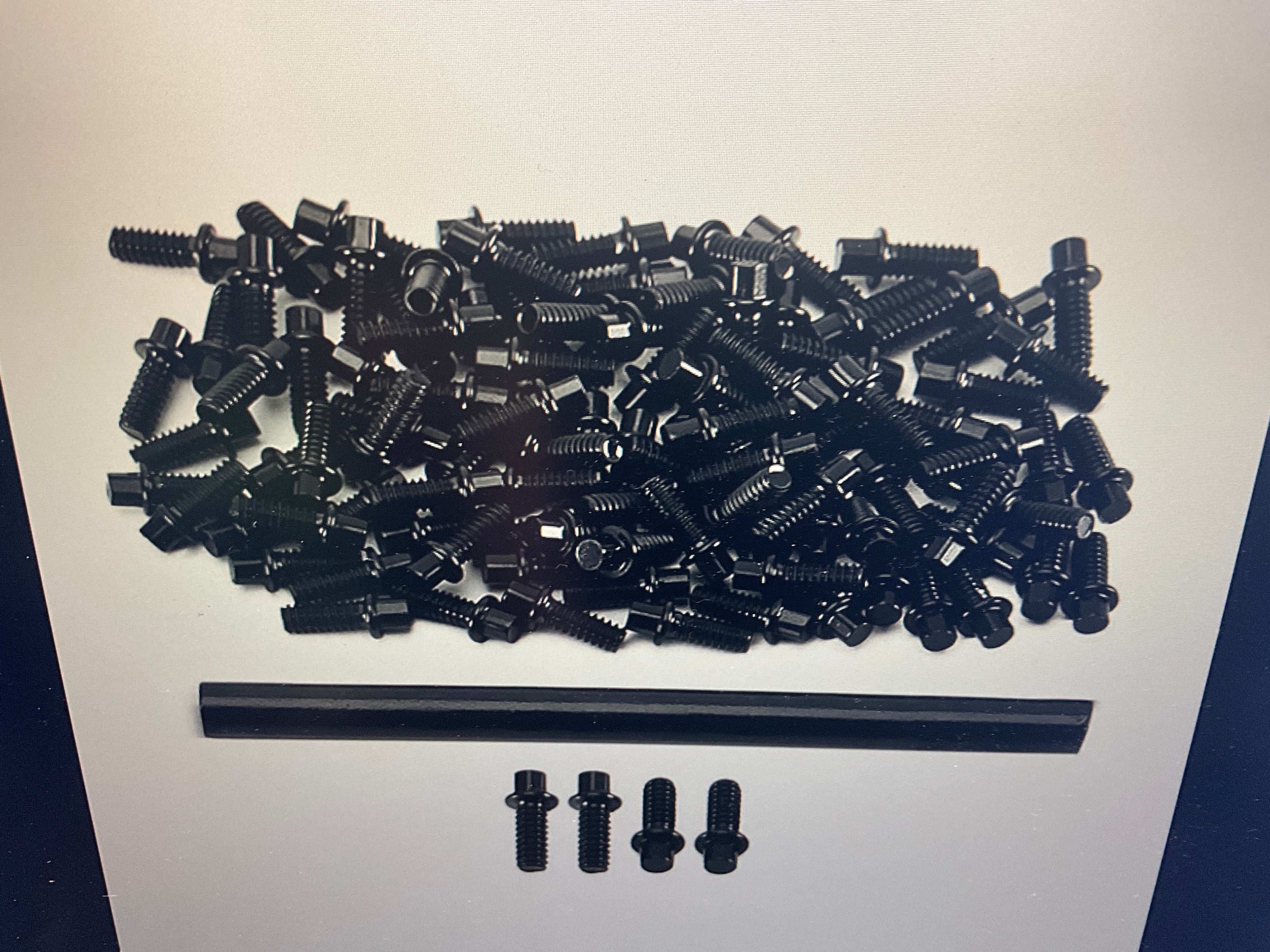 INJORA M1.6 12.9 Grade Beadlock Screws for 1.3" Wheels