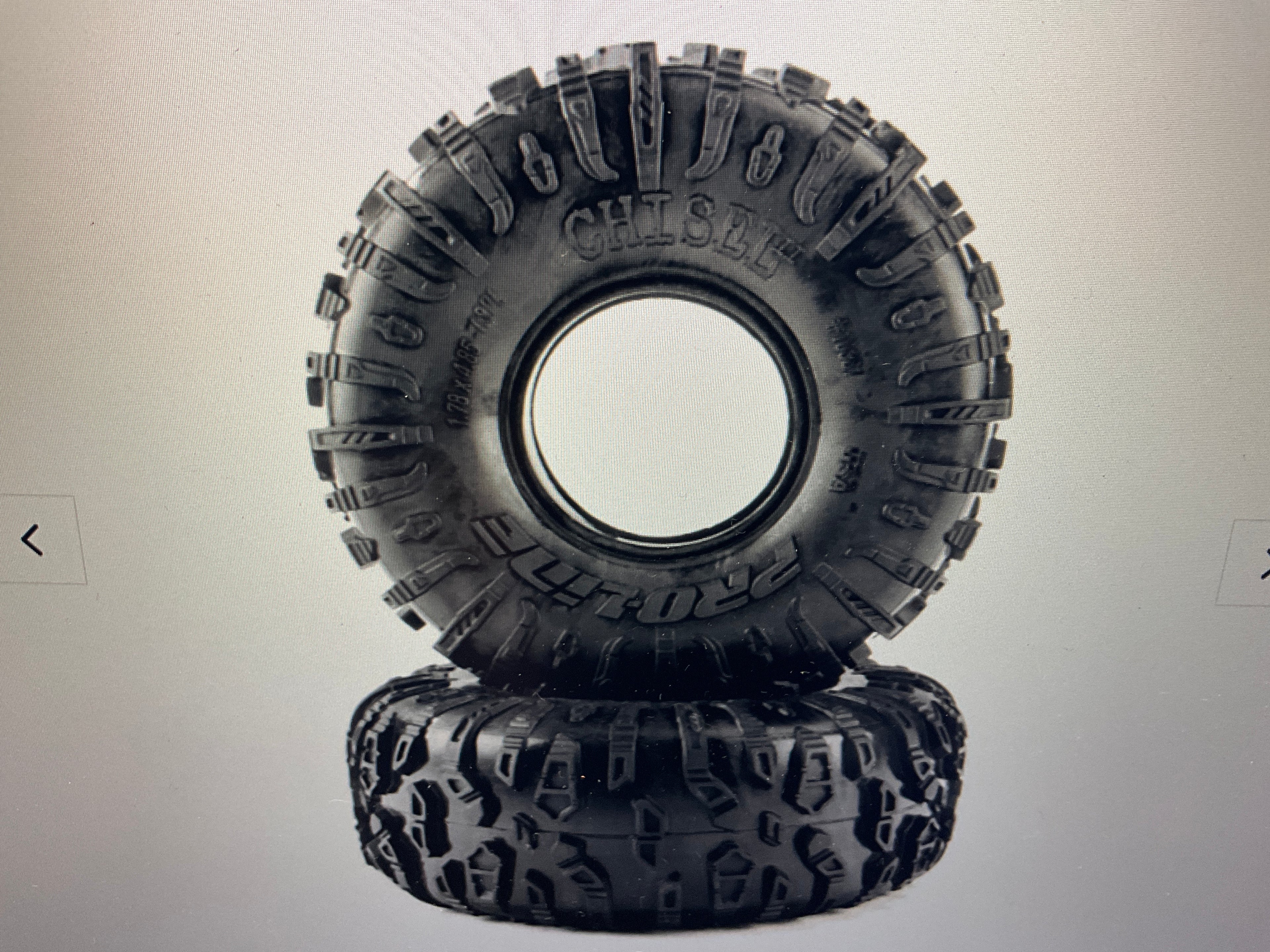 Pro-Line Racing 1/10 Chisel II Tire G8 Front/Rear 1.9" Crawler Tire (2)