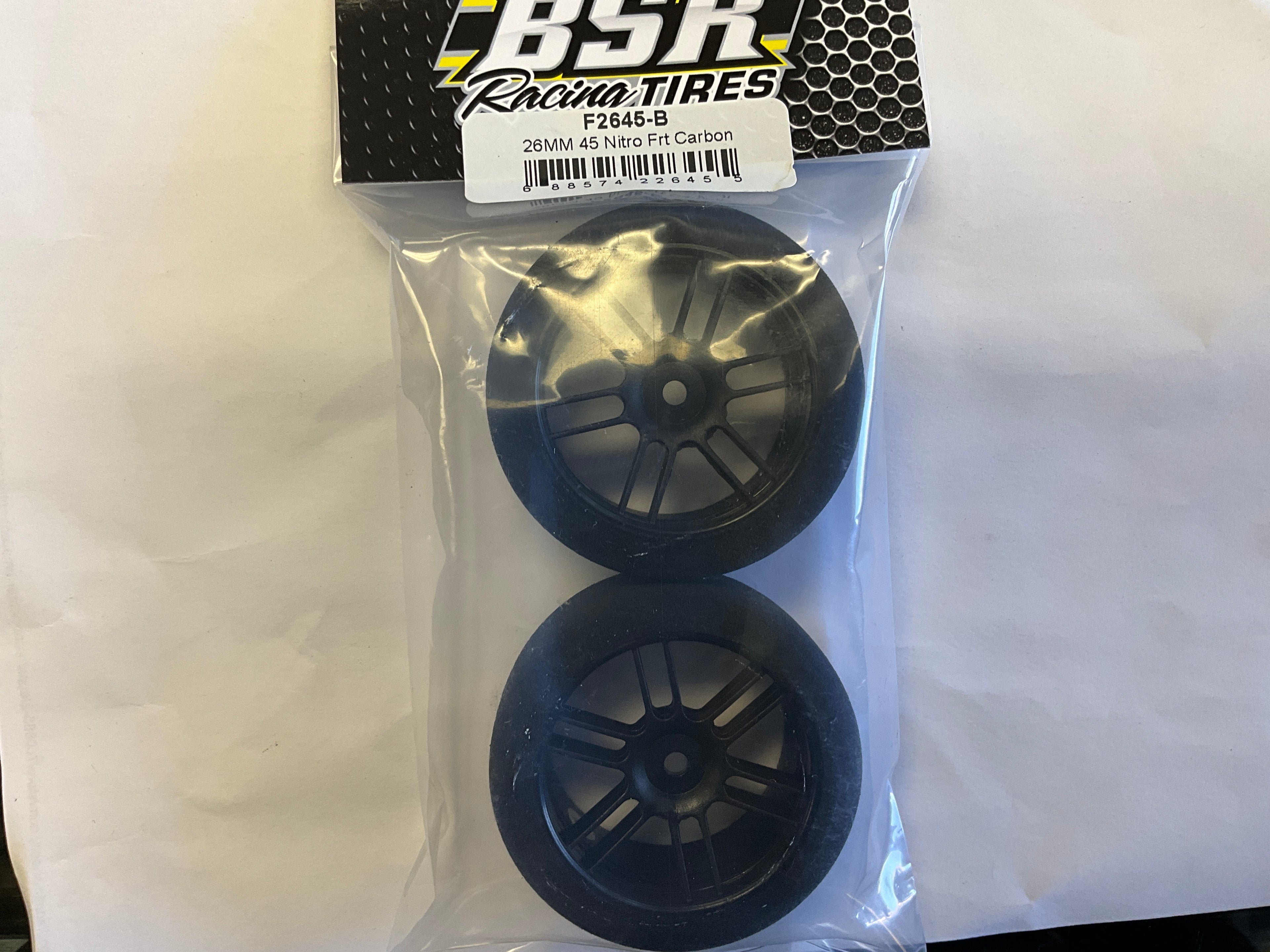 BSR Racing Nitro Touring 26mm Front Foam Tires 45 Shore (2)