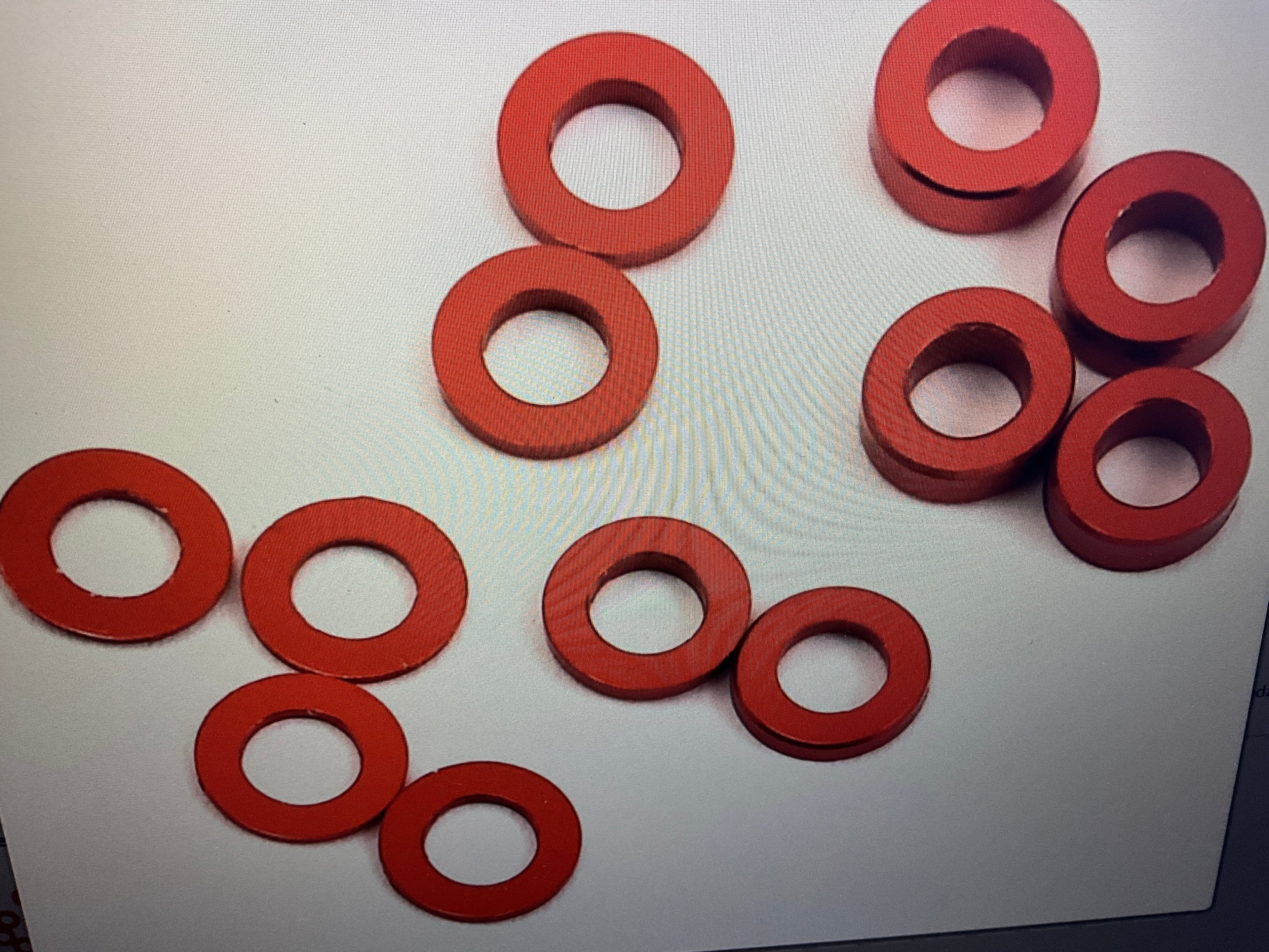 ProTek RC Aluminum Ball Stud Washer Set (12) (0.5mm, 1.0mm & 2.0mm)