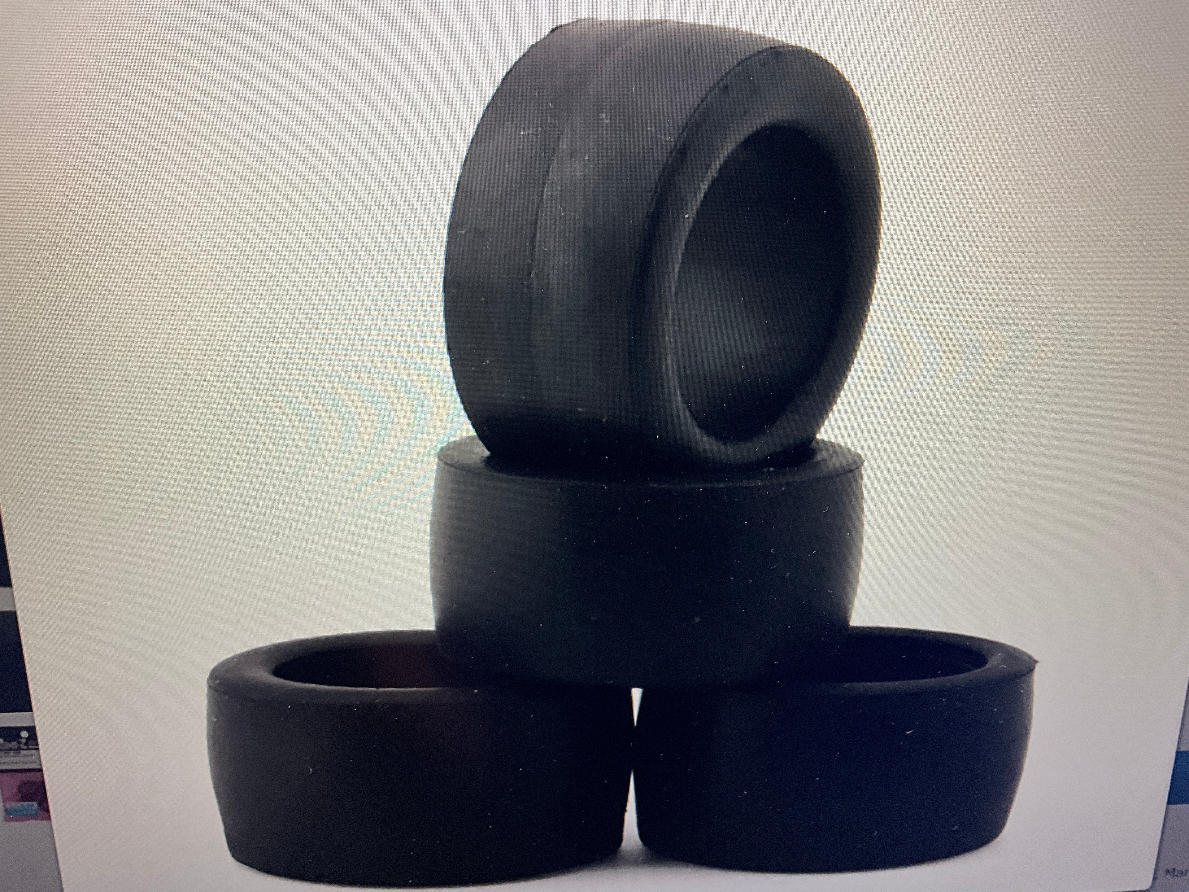 Kyosho Mini-Z LM Wide High Grip Rear Tire (4) (20 Shore)