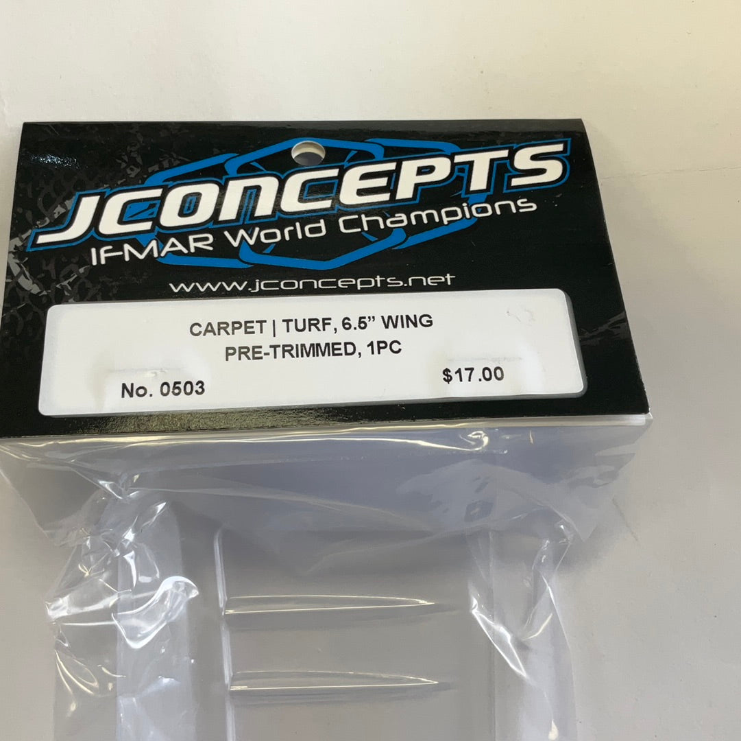 JConcepts Carpet/Turf/Dirt Pre-Trimmed High Clearance Wing (6.5" Wide)