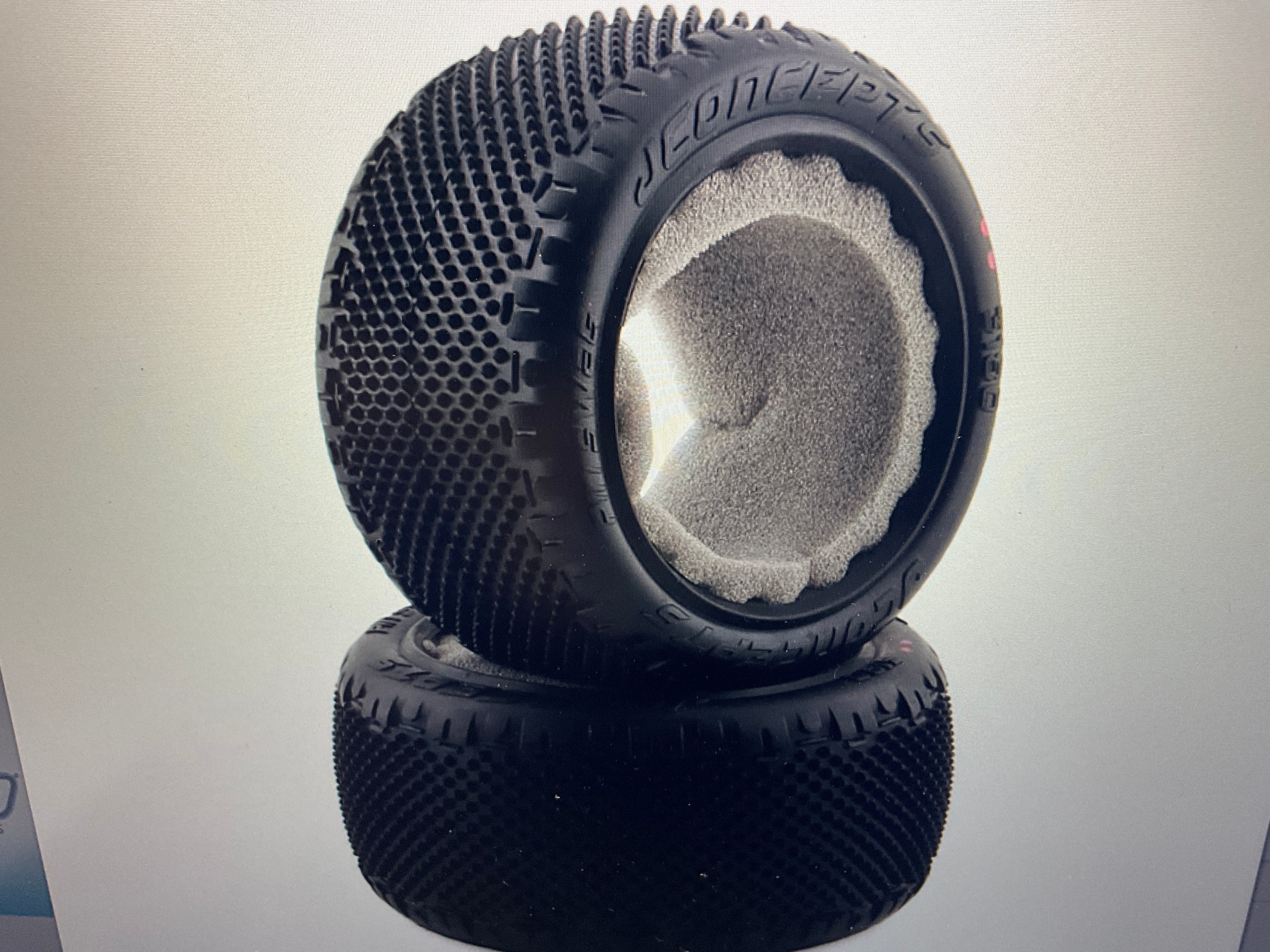 JConcepts Pin Swag 2.2" Rear Buggy Carpet Tires (2) (Pink)