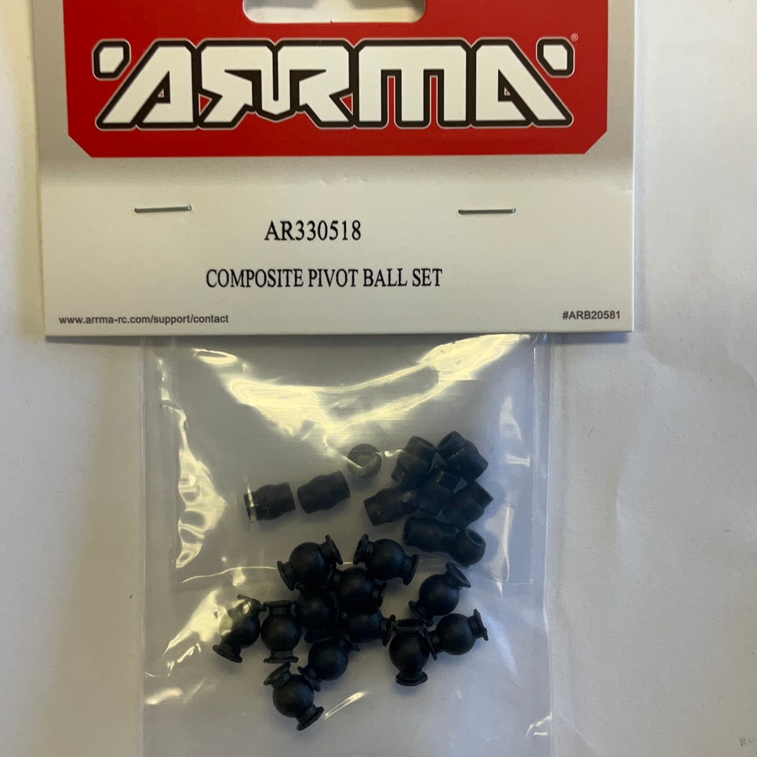 ARRMA Composite Pivot Ball: 4x4 BLX 4S