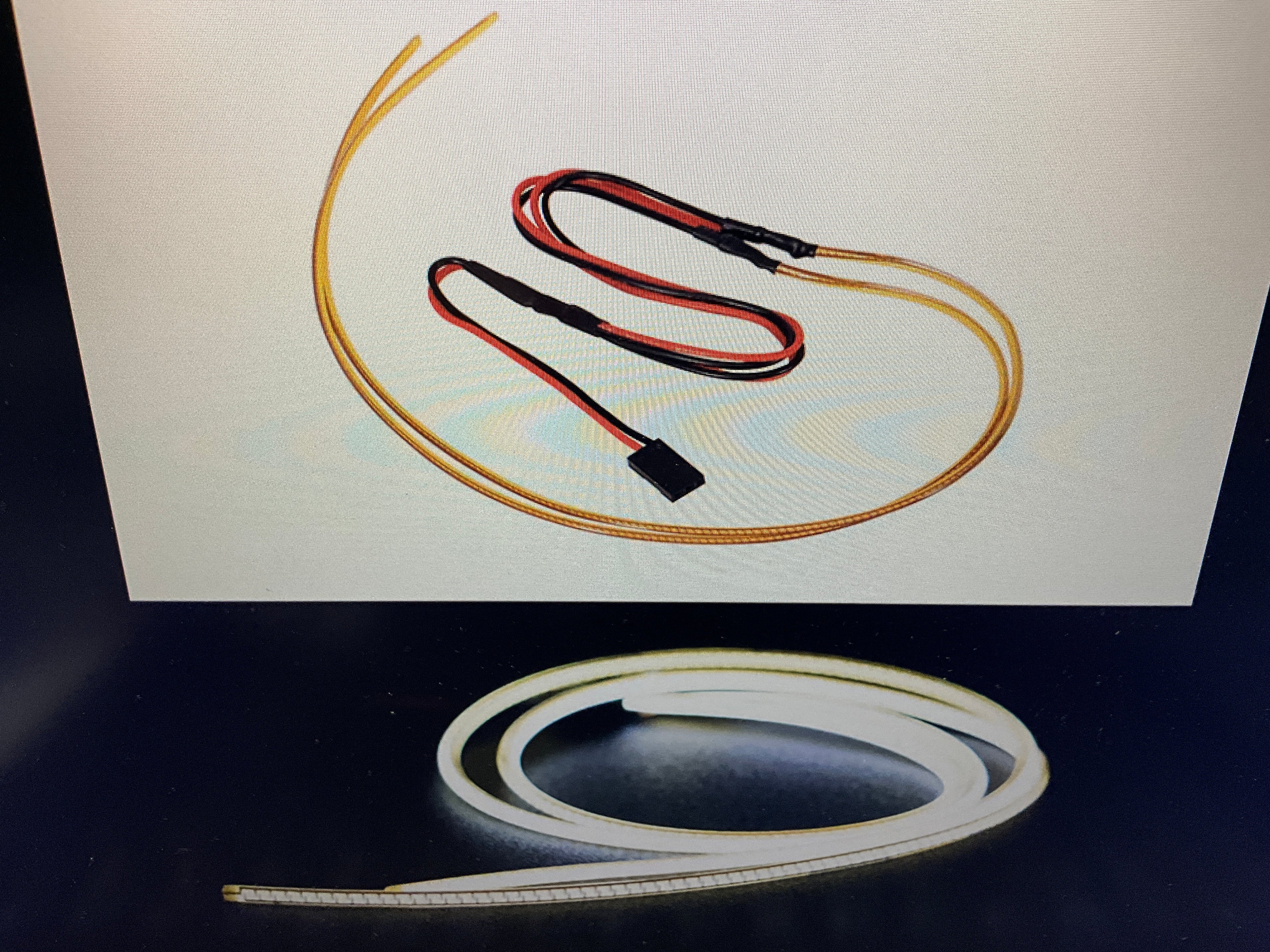 INJORA Flexible Cuttable LED Strip Lights for RC Cars