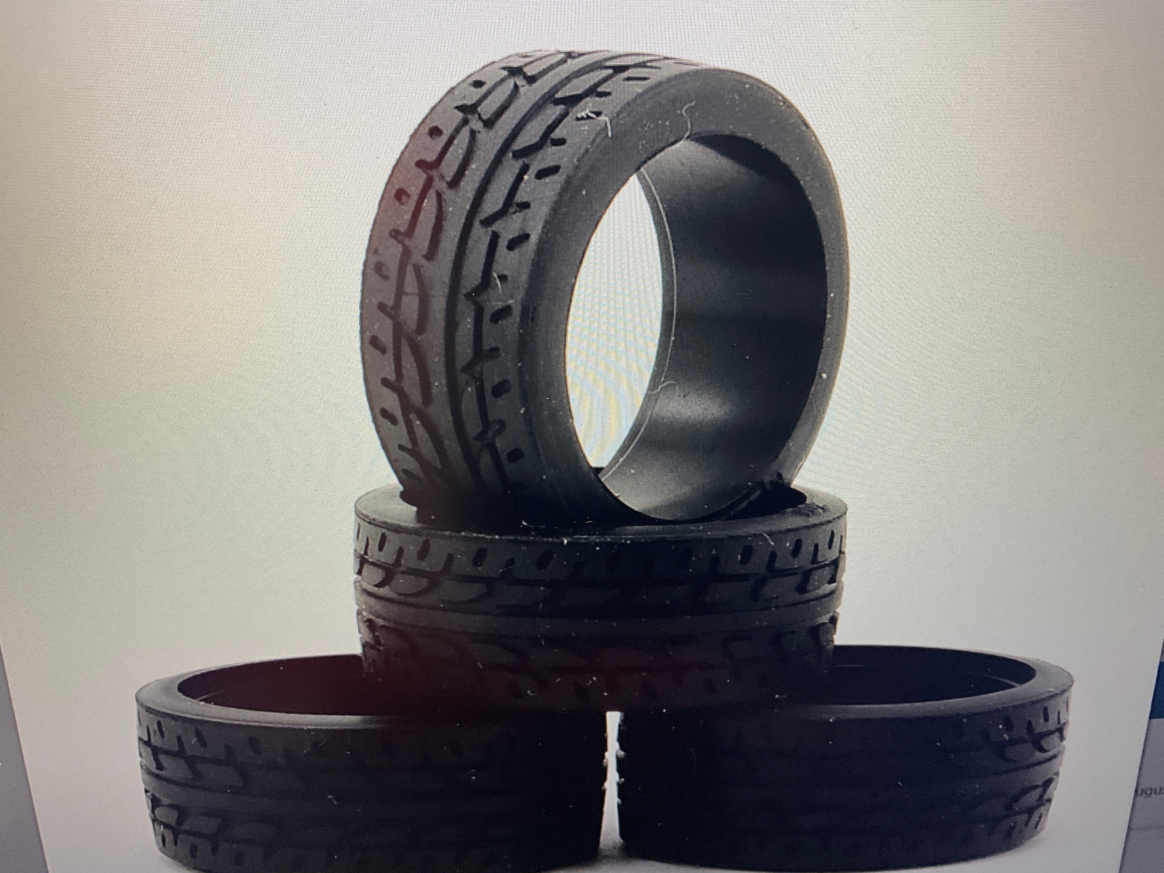 Kyosho Mini-Z 8.5mm Racing Radial Tire (4) (30 Shore)