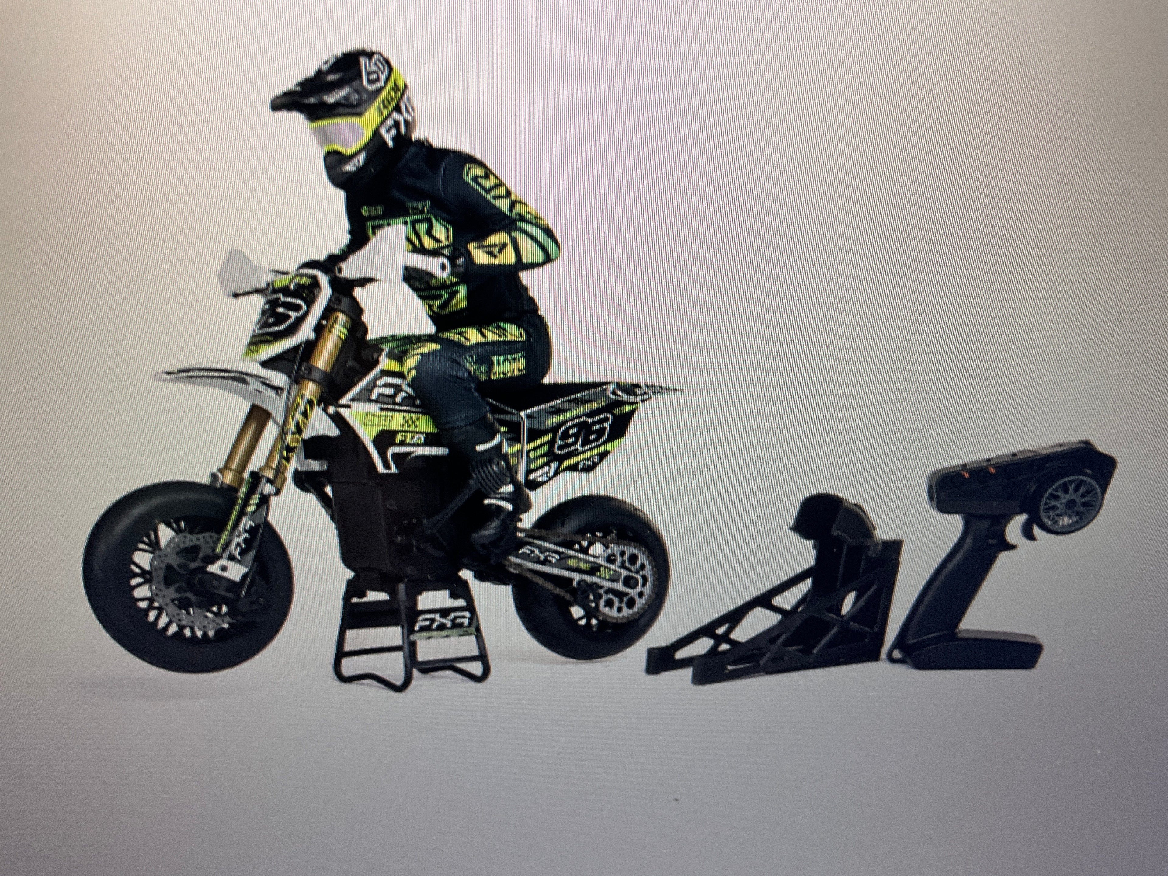 LOSI 1/4 Promoto-SM FXR Supermoto Motorcycle RTR Basic, White