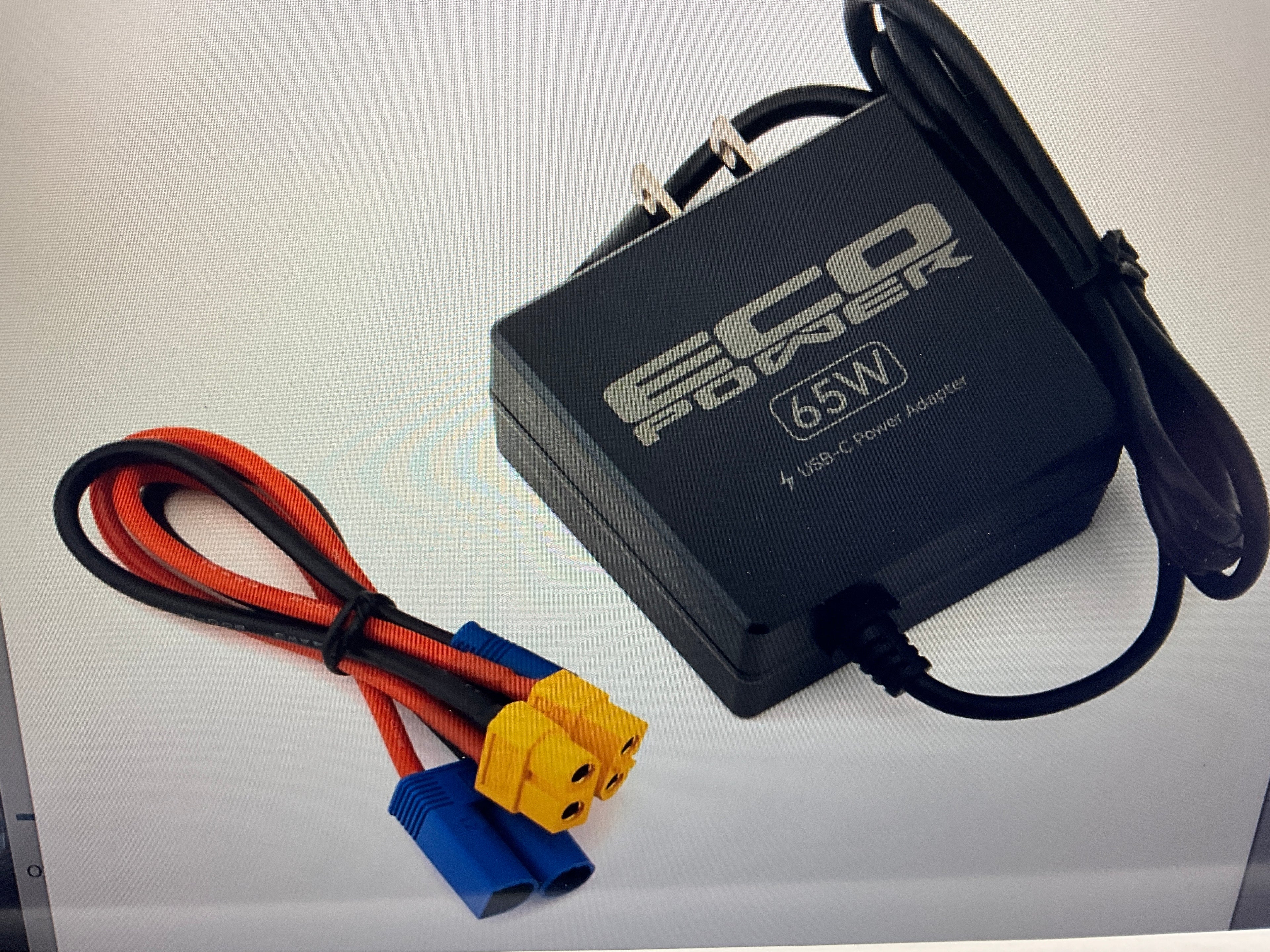 EcoPower "Electron Mini" 2-4S Intelligent LiPo/LiHV/LiFe Battery Charger (2-4S/5A/60W) w/65W USB-C PD Power Supply