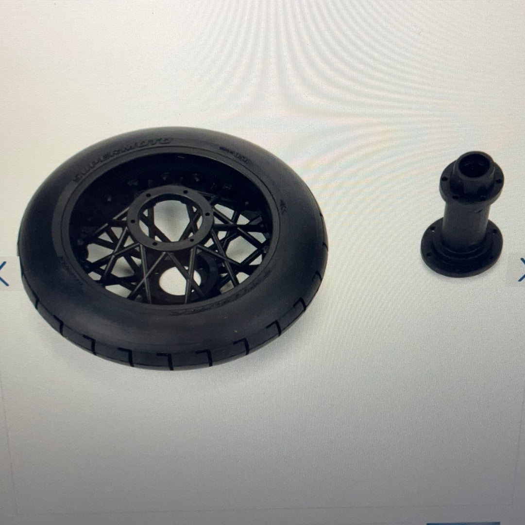 PROLINE 1/4 Supermoto S3 Motorcycle Rear Tire MTD Black (1): PROMOTO-MX
