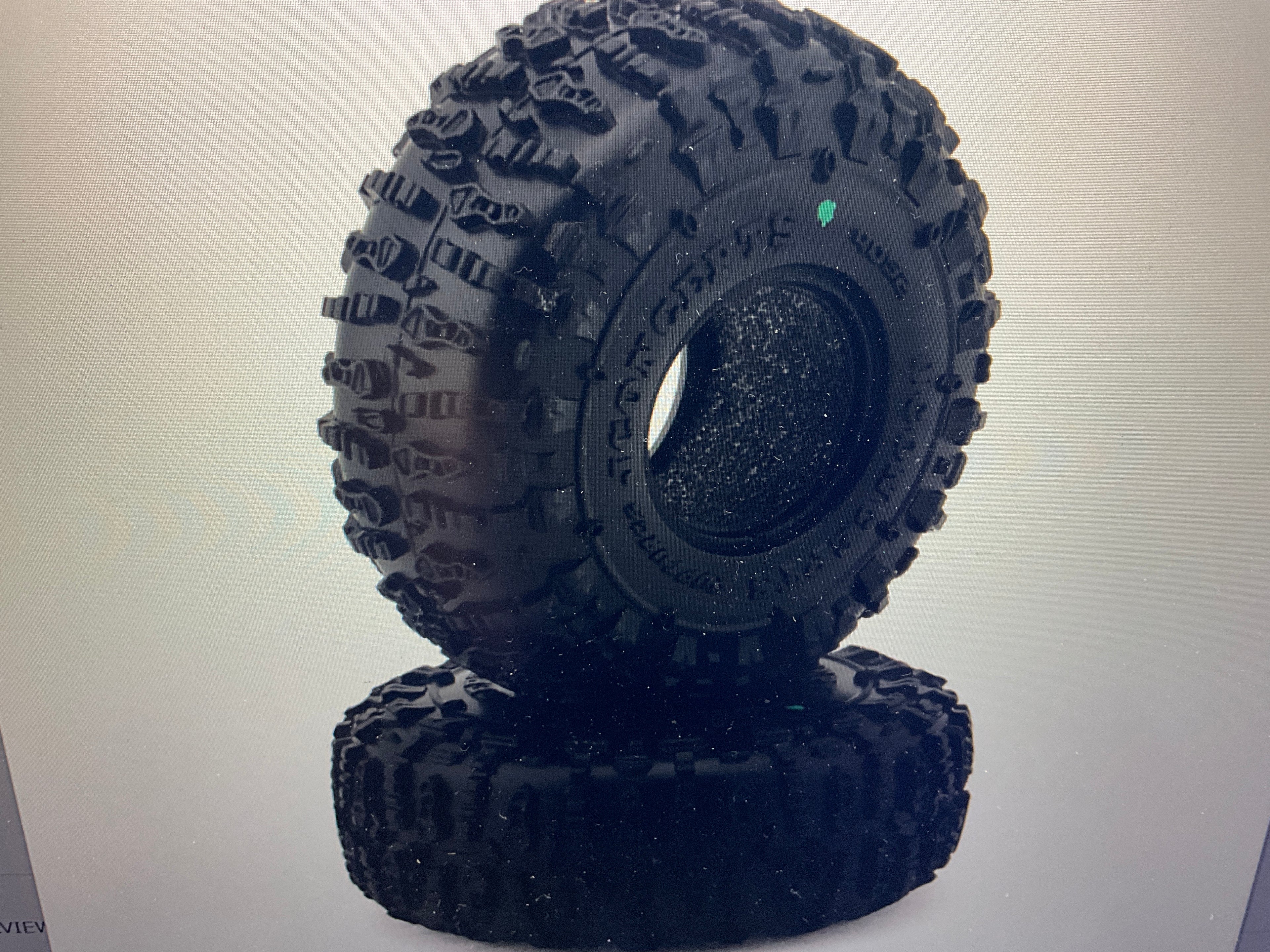 JConcepts Ruptures 1.0" Micro Crawler Tires (63mm OD) (2) (Green)