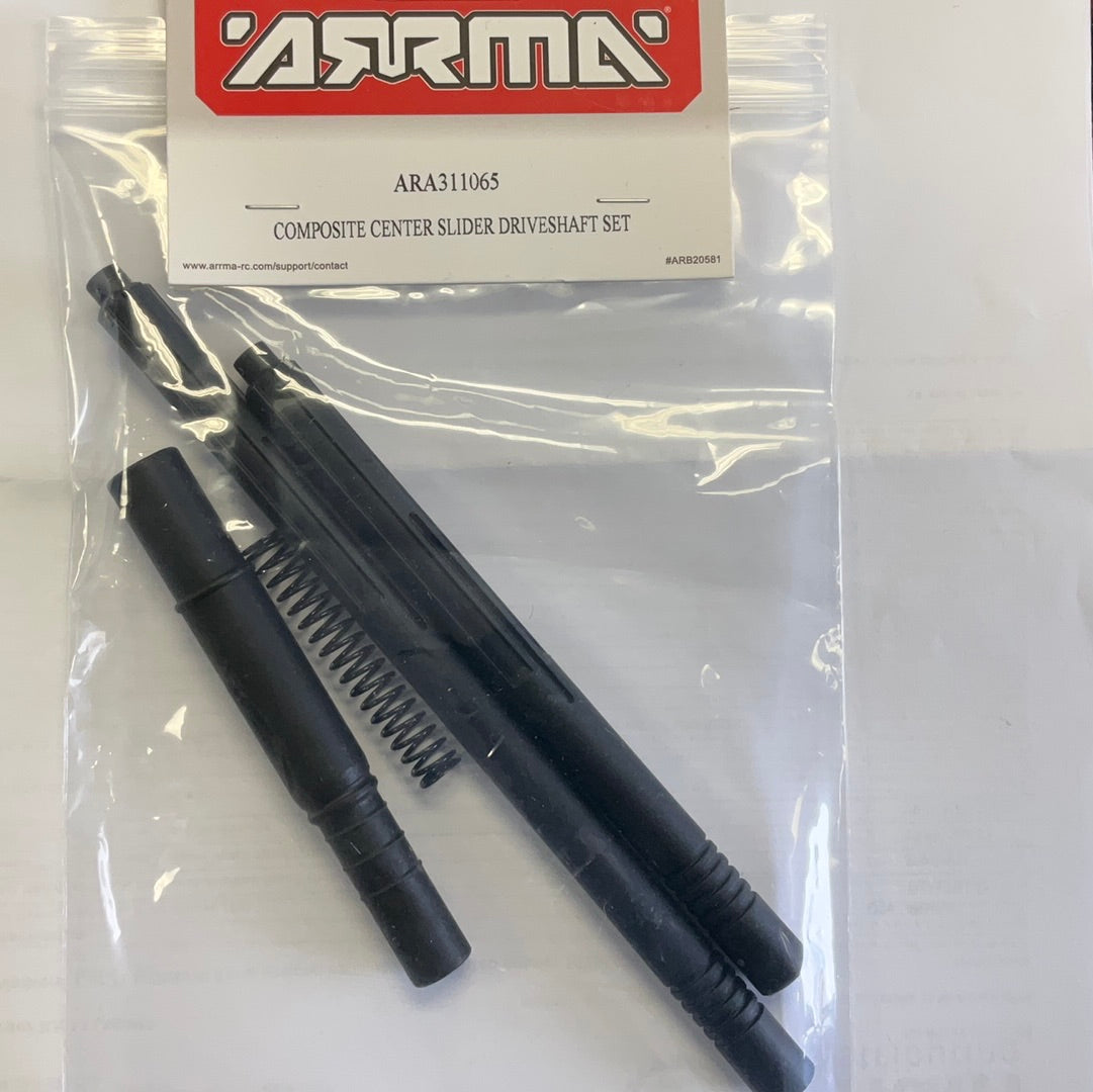 ARRMA Composite Center Slider Driveshaft Set ARAC3955