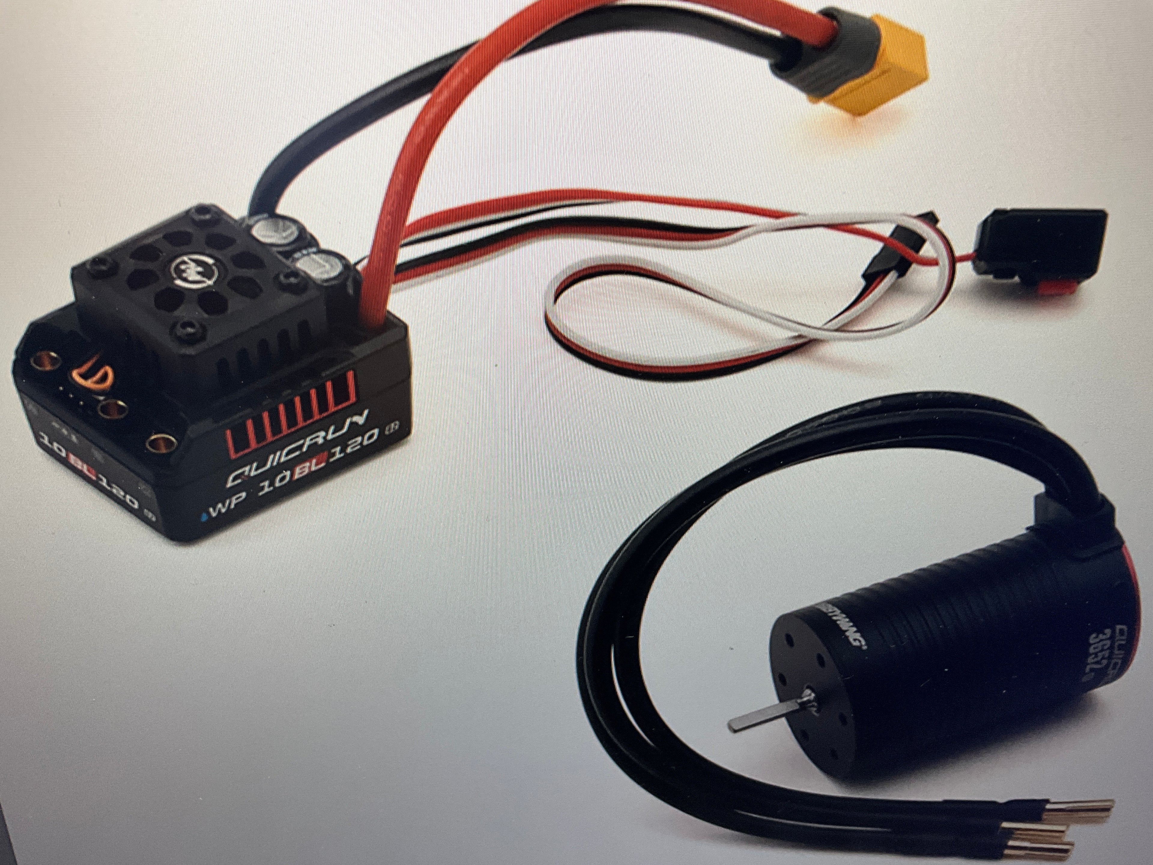 Hobbywing QuicRun 10BL120 G2 Sensorless Brushless ESC/3652SL Motor Combo (4000kV)