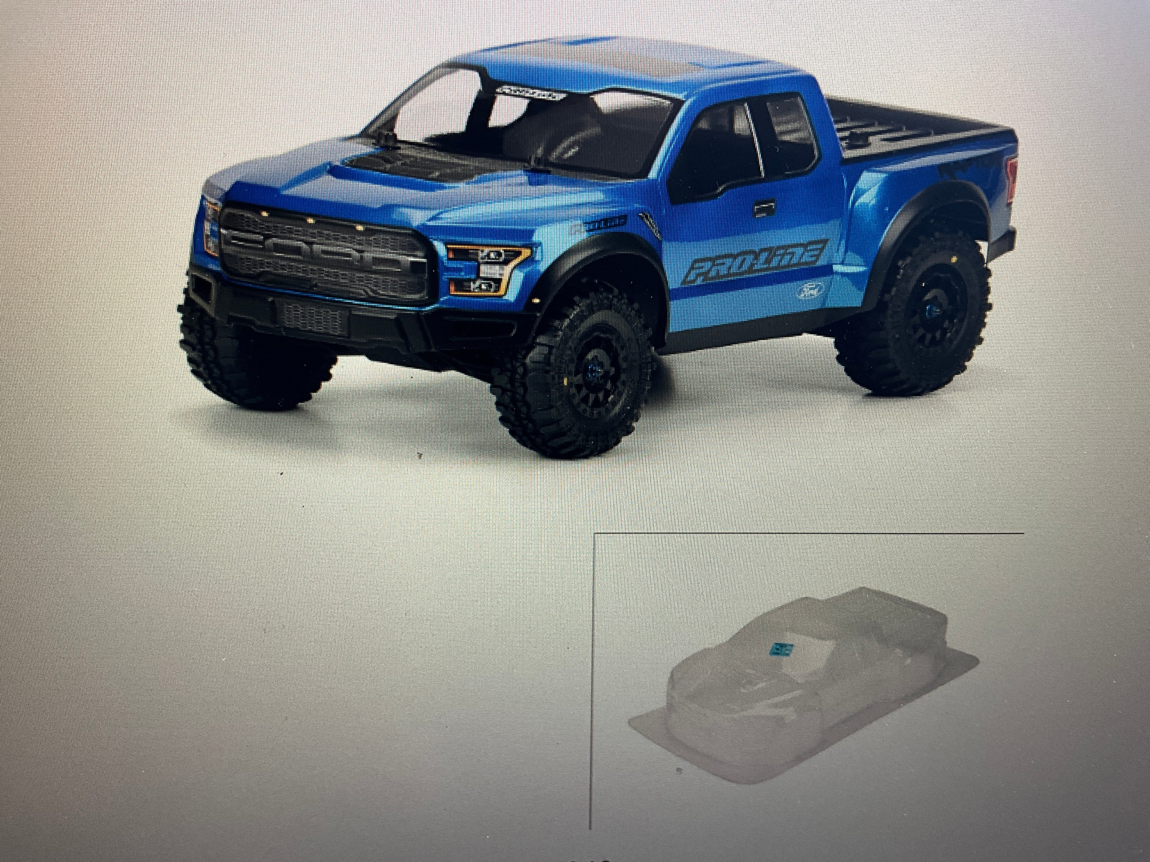 PROLINE 1/10 2017 Ford F-150 Raptor True Scale Clear Body: Short Course
