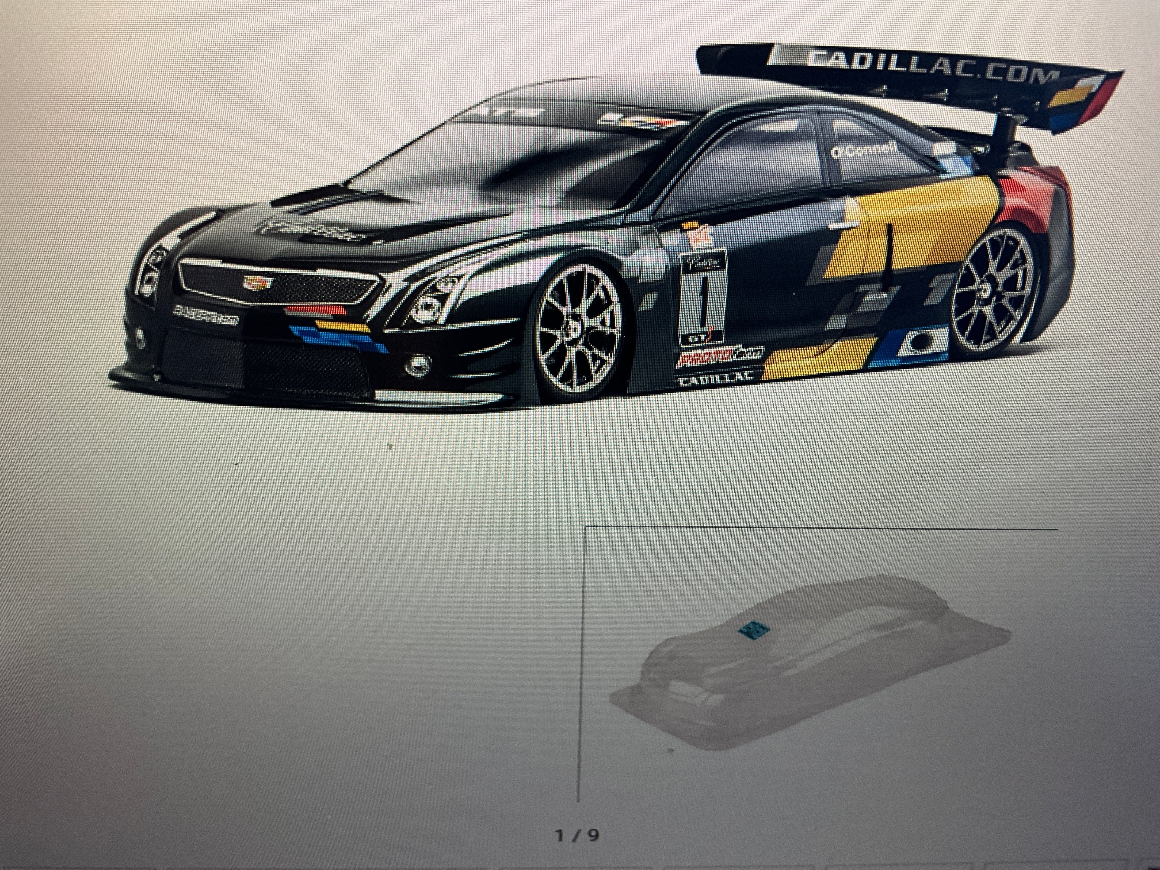 1/10 Cadillac ATS-V.R Clear Body: 190mm Touring Car