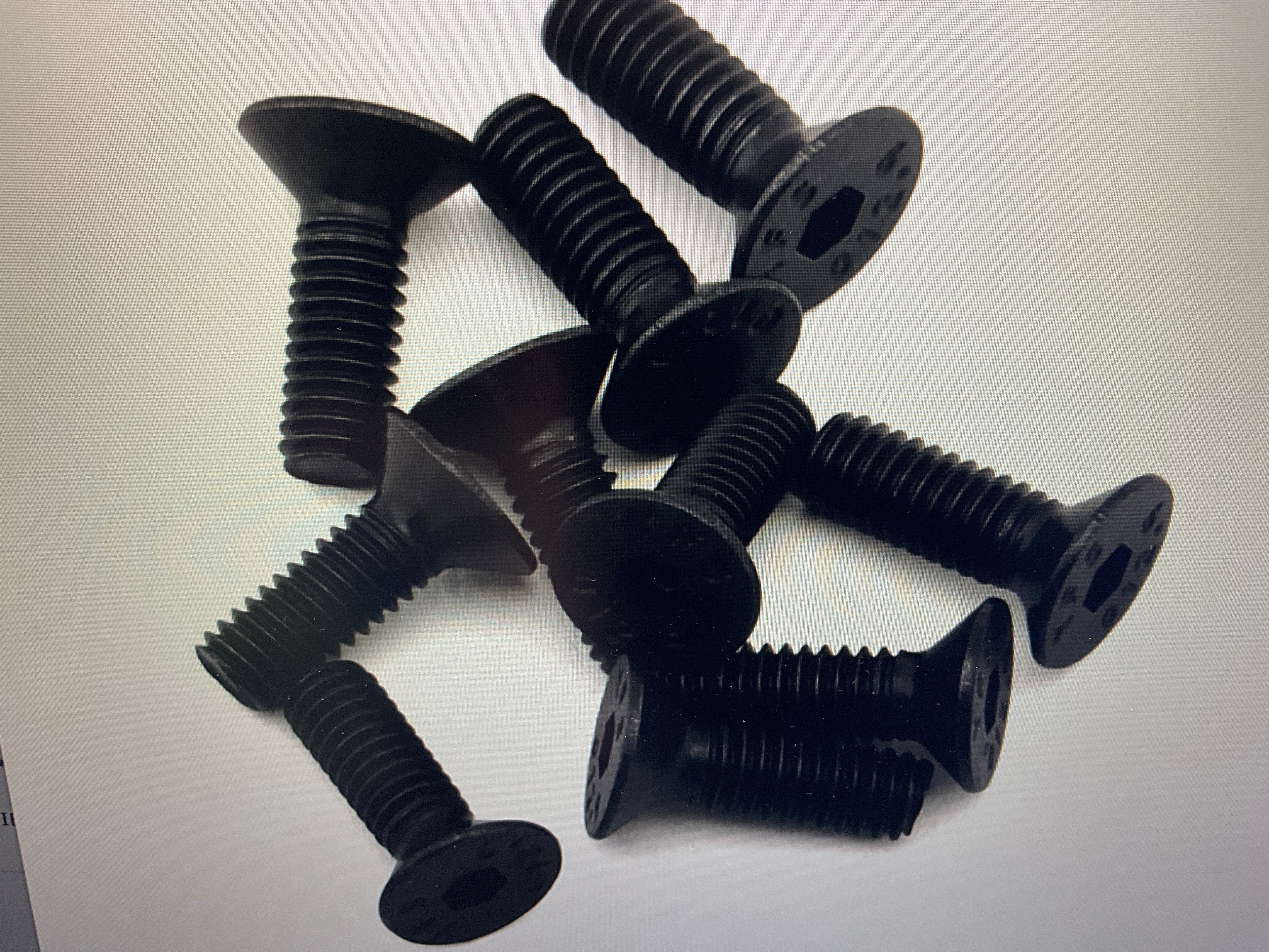 EcoPower 4mm "High Strength" Steel Flat Head Screws (10) (4x12mm)