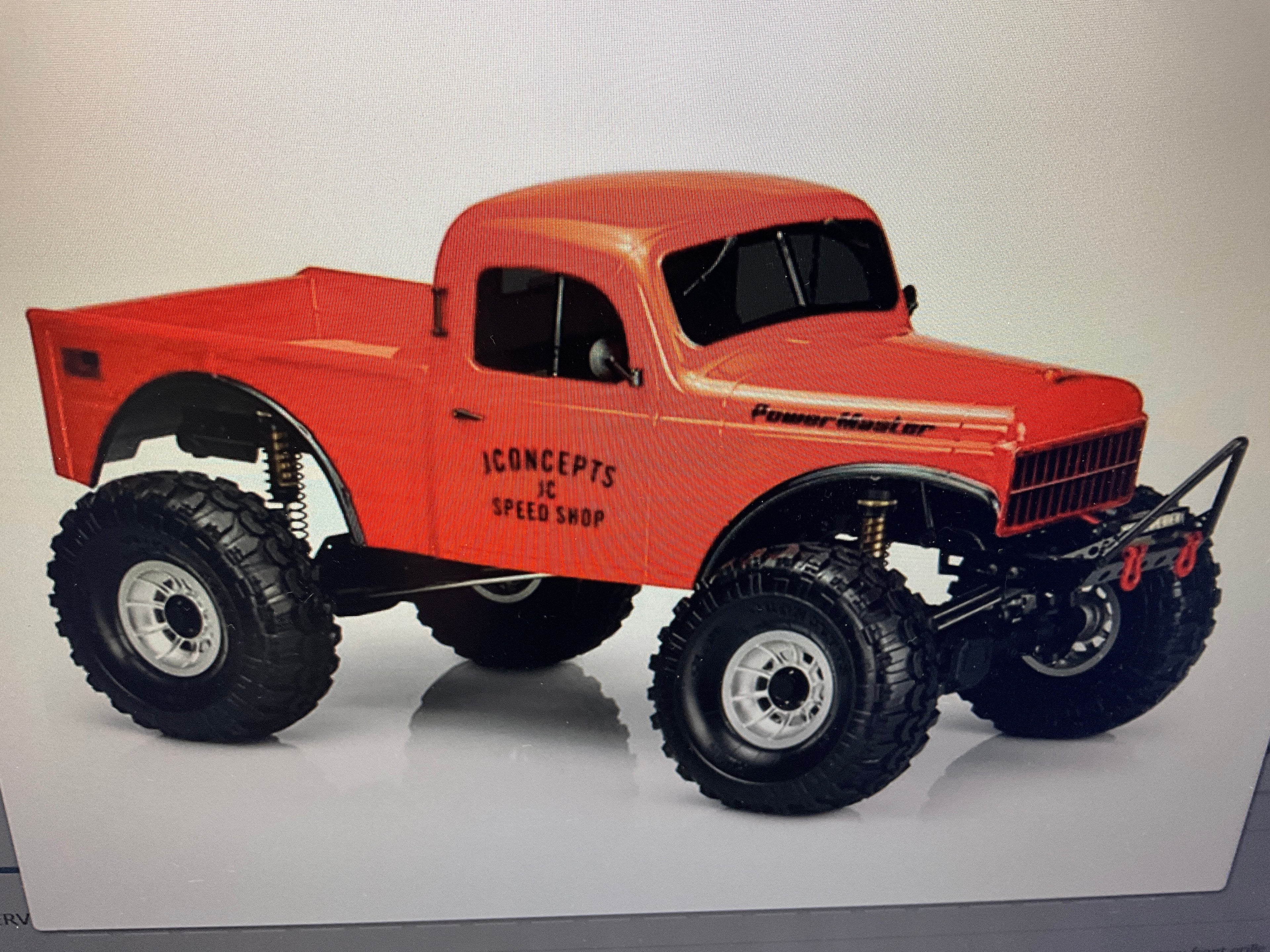 JConcepts Power Master Scale Rock Crawler Body (Clear) (12.3")