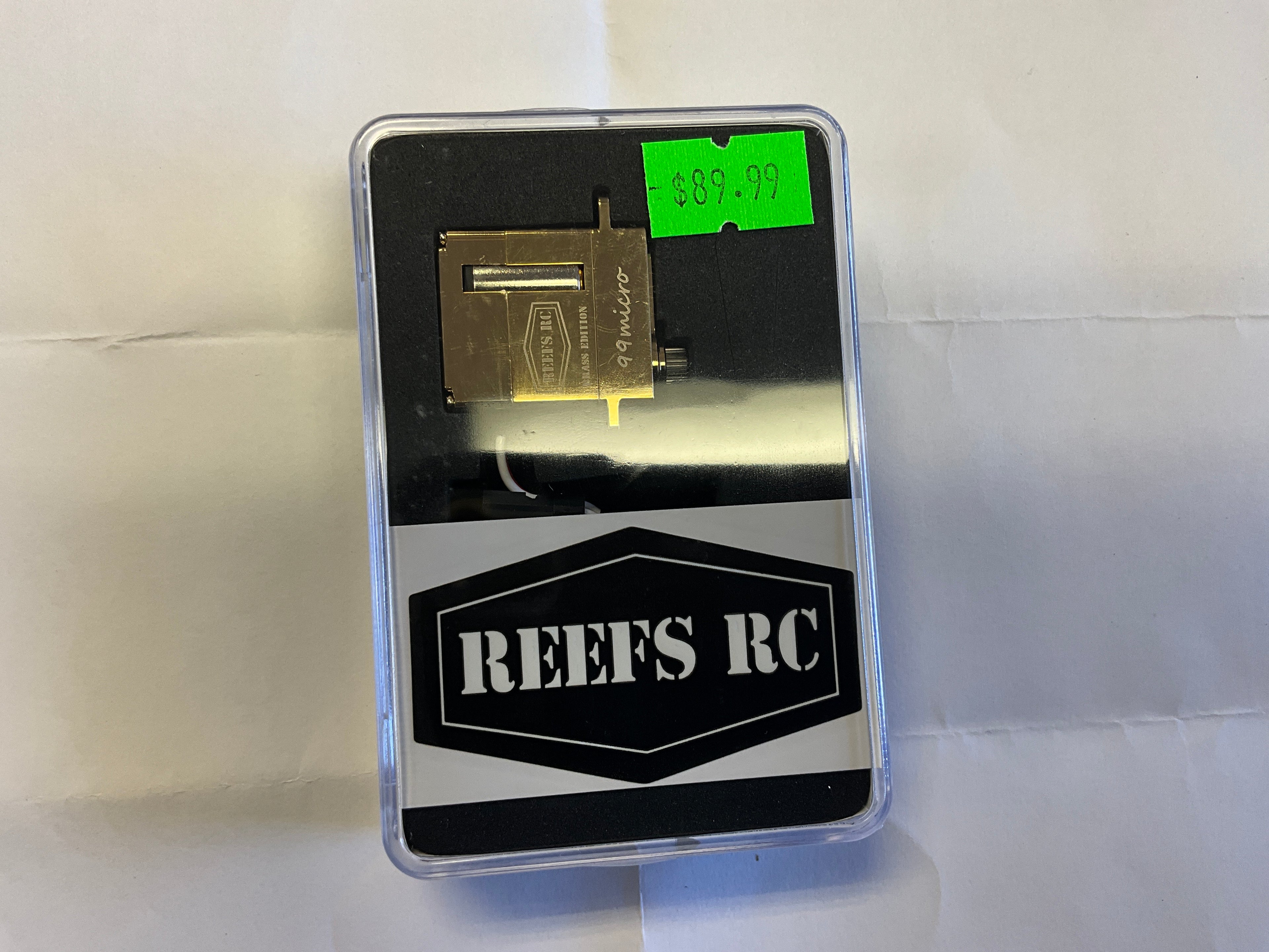 Reefs RC 99micro High Torque Metal Gear Digital Micro Servo (HV) (Brass Edition) (36g)