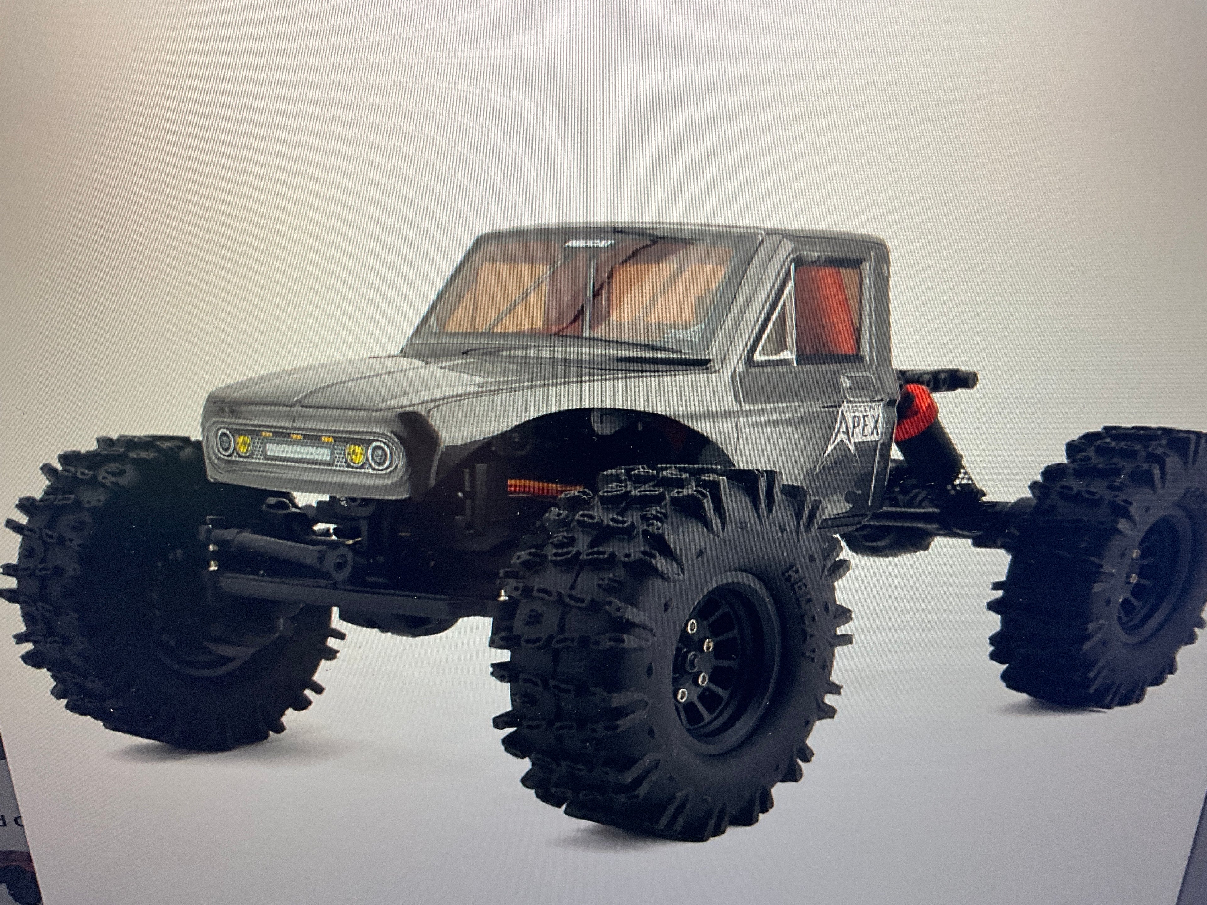 Redcat Ascent-18 Apex 1/18 4WD RTR Brushless Rock Crawler (Dark Metallic Gray) w/2.4GHz Radio, Battery & Charger