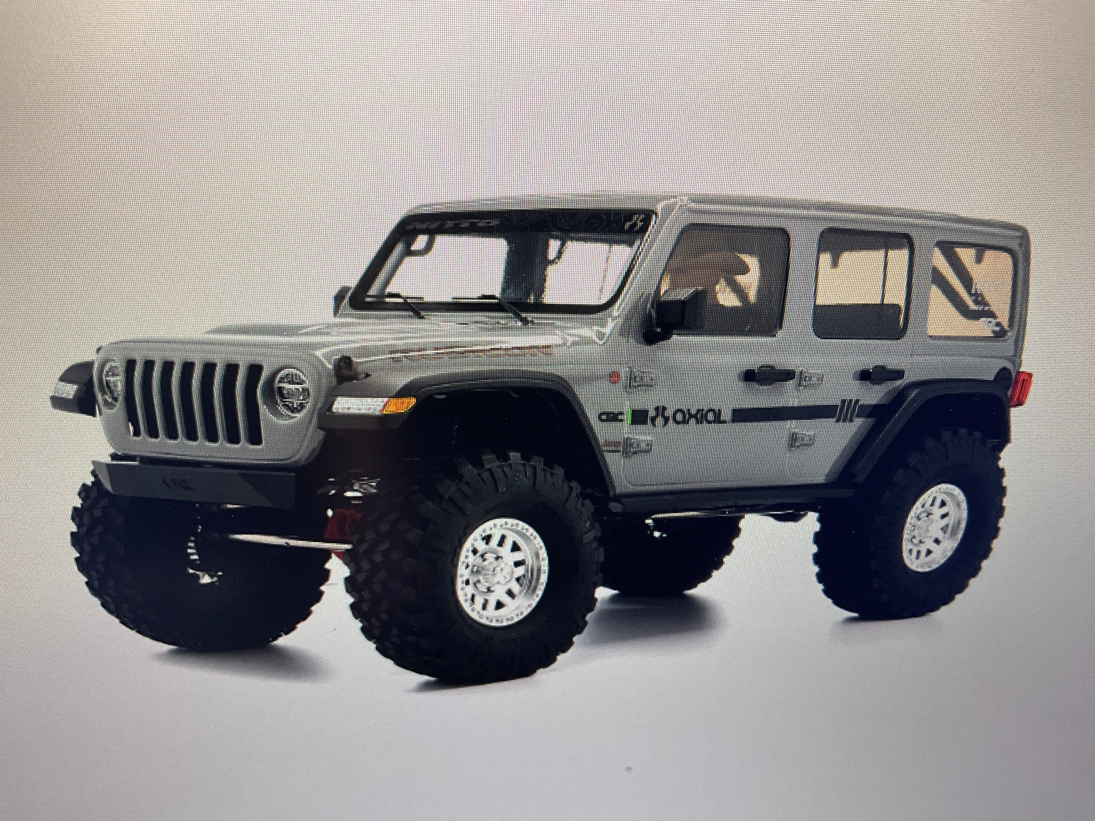 AXIAL 1/10 SCX10 III Jeep JLU Wrangler 4X4 RTR Brushed Rock Crawler,Gray