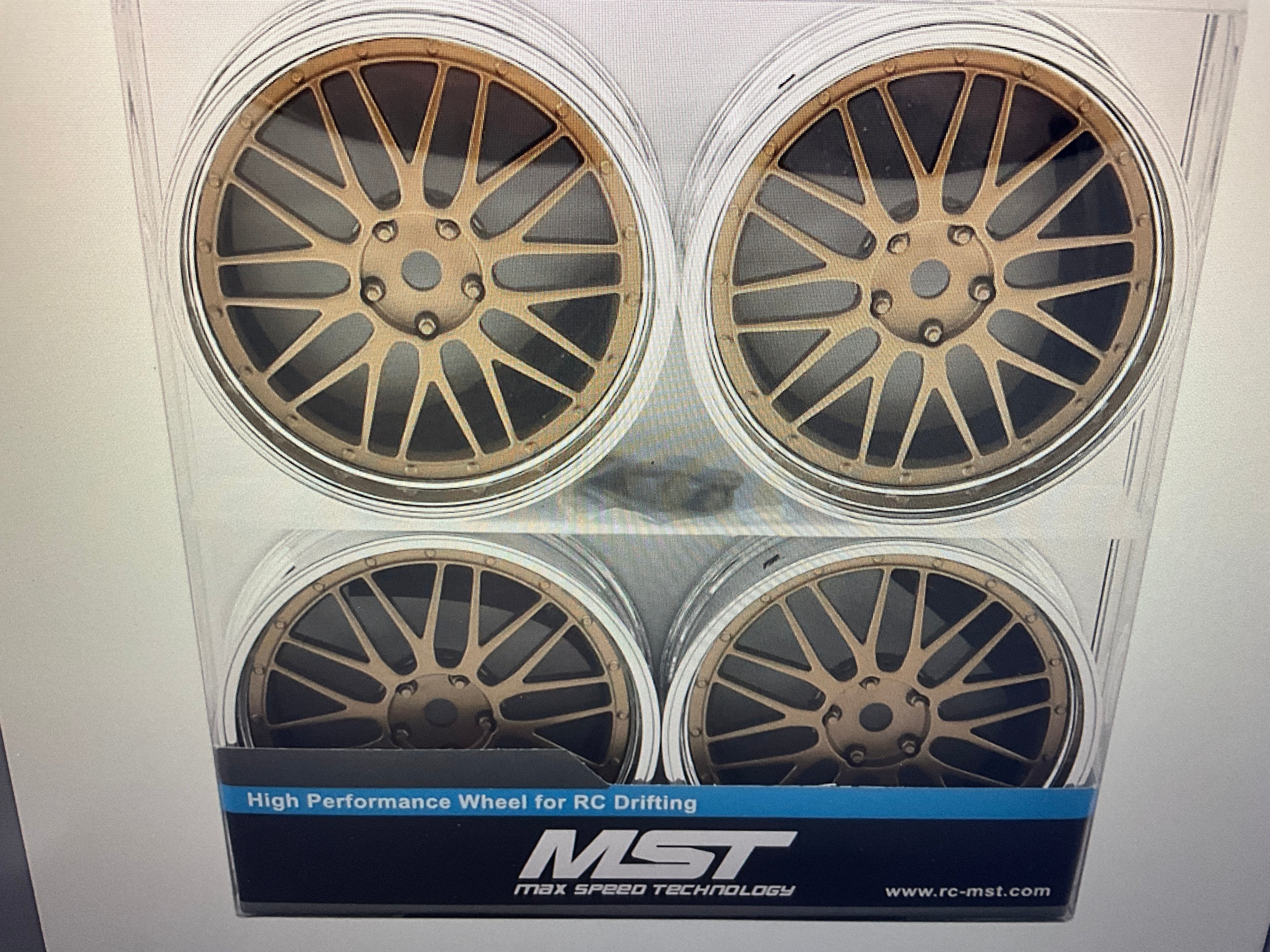 MST S-GD LM offset changeable wheel set (4) (Offset Changeable) w/12mm Hex