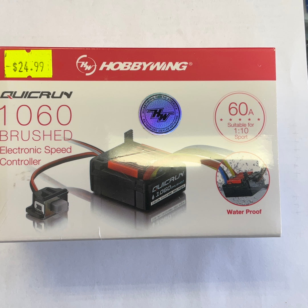 Hobbywing Quicrun 1060 1/10 Brushed ESC w/T-Plug