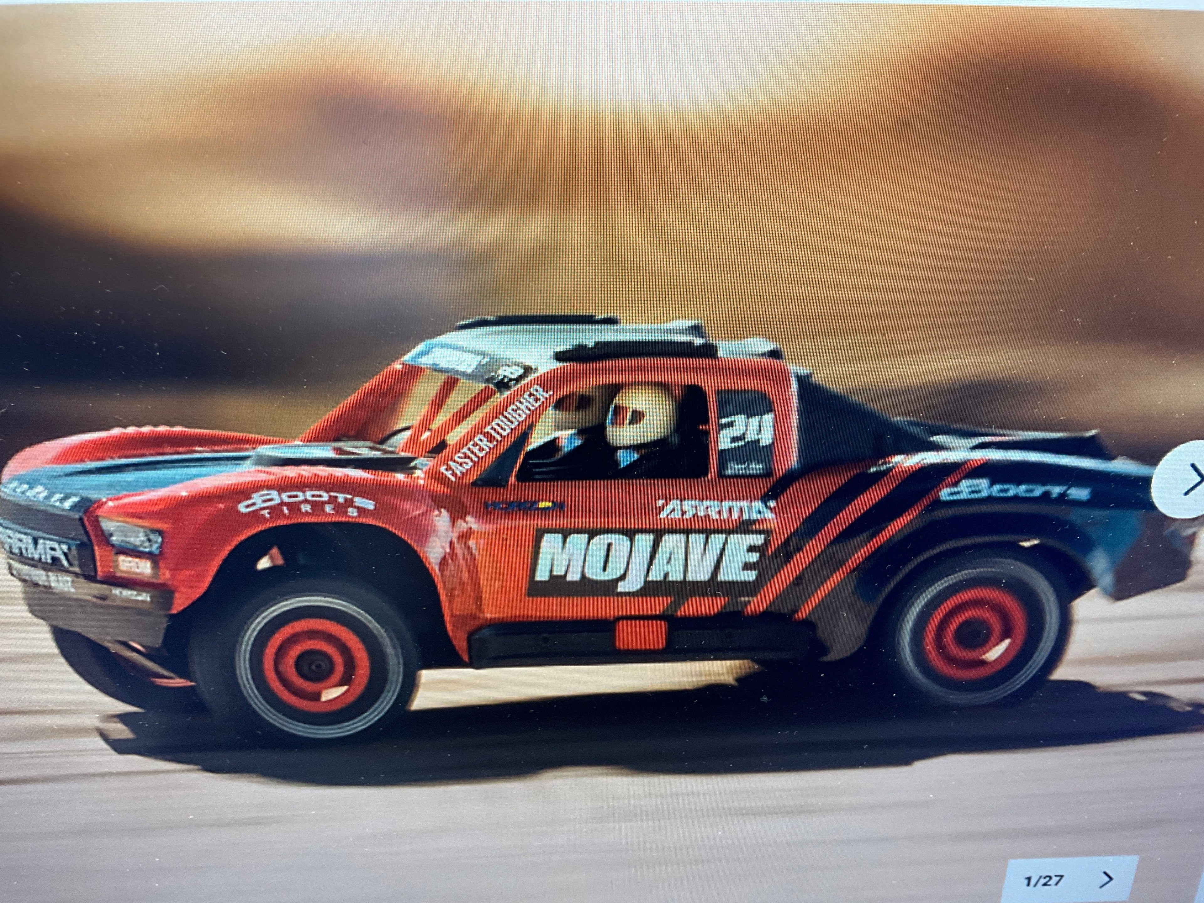 MOJAVE GROM MEGA 380 Brushed 4X4 Small Scale Desert Truck RTR with Battery & Charger