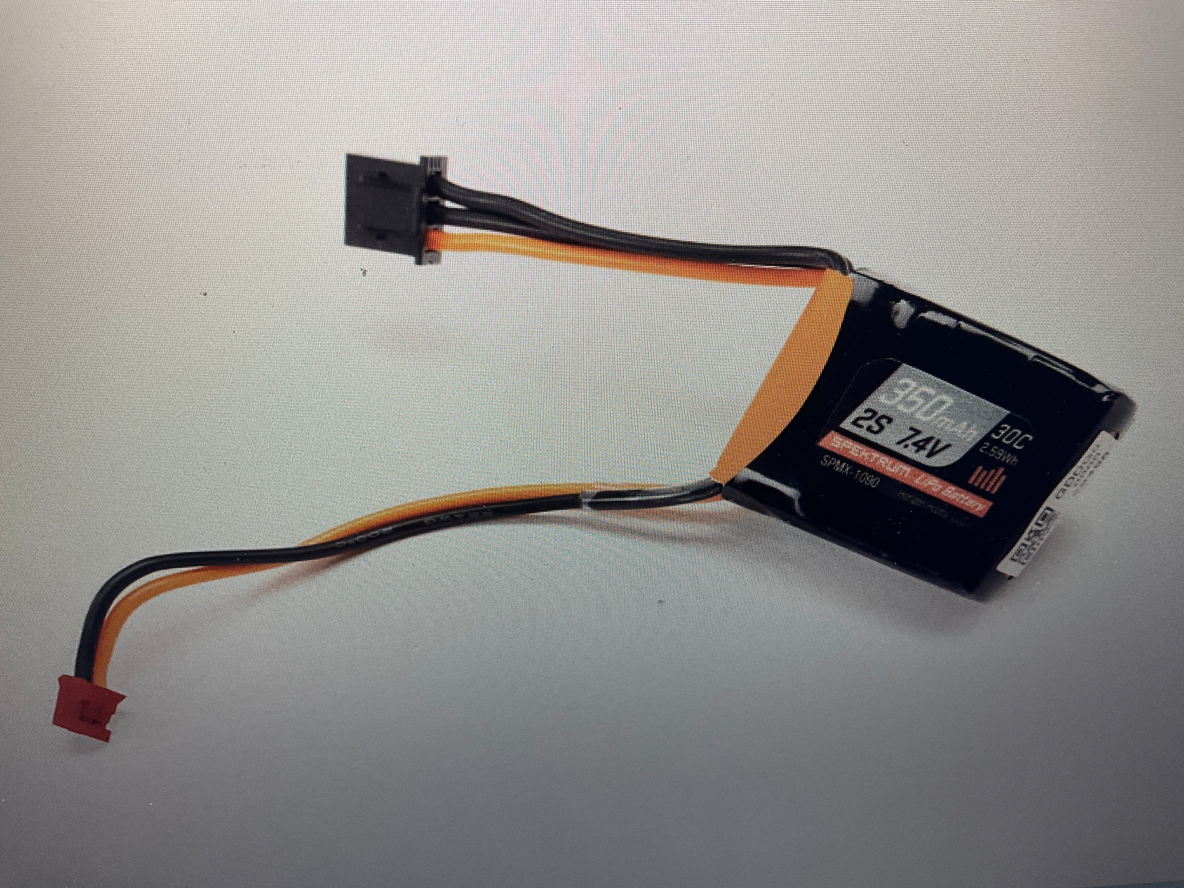 SPEKTRUM 7.4V 350mAh 2S 30C LiPo Battery: PH2.0