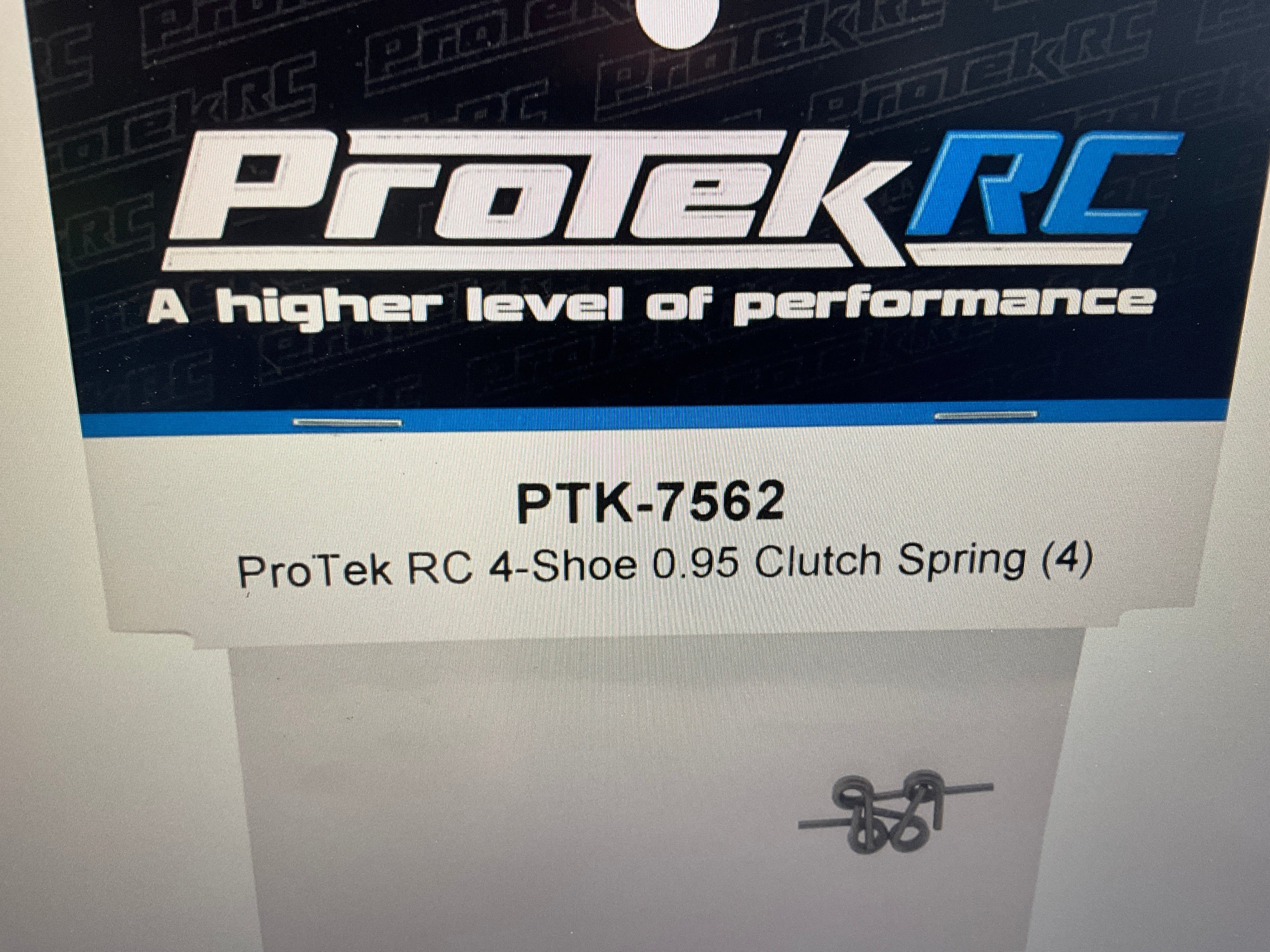 ProTek RC 4-Shoe 0.95 Clutch Spring (4)
