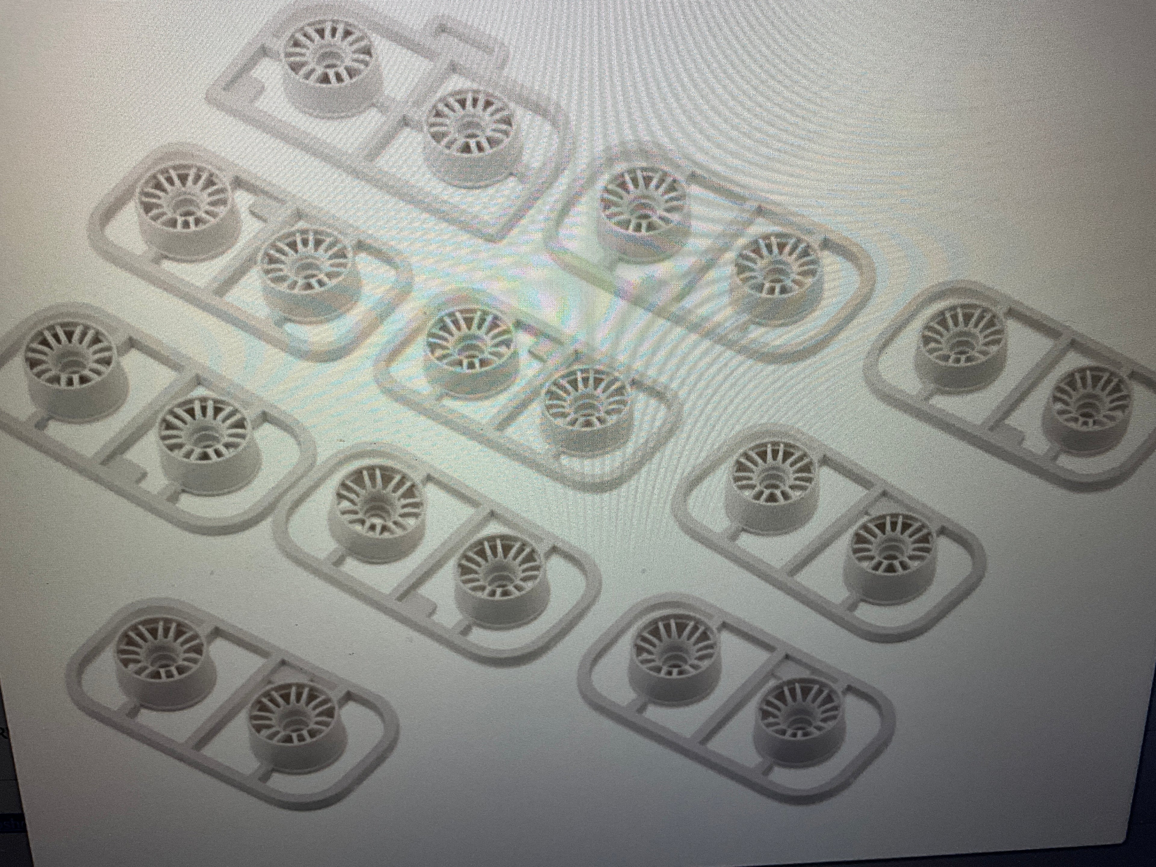 Kyosho Mini-Z RWD Multi Spoke 8.5mm & 11mm Wheel Set (20)