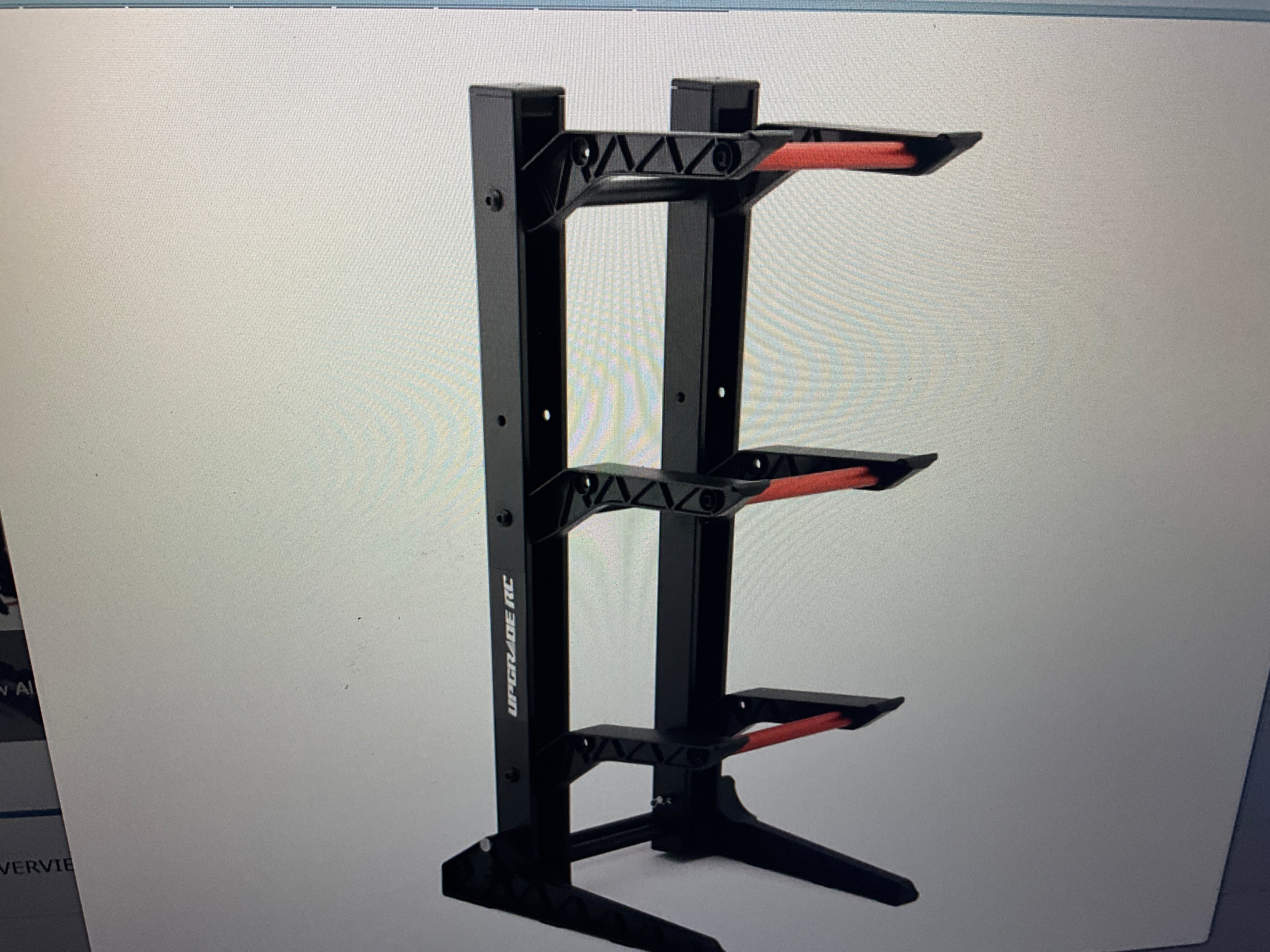 UpGrade RC 3 Layer 1/10 & 1/8 Car Stand (200x240x475mm) W/Carrying Bag