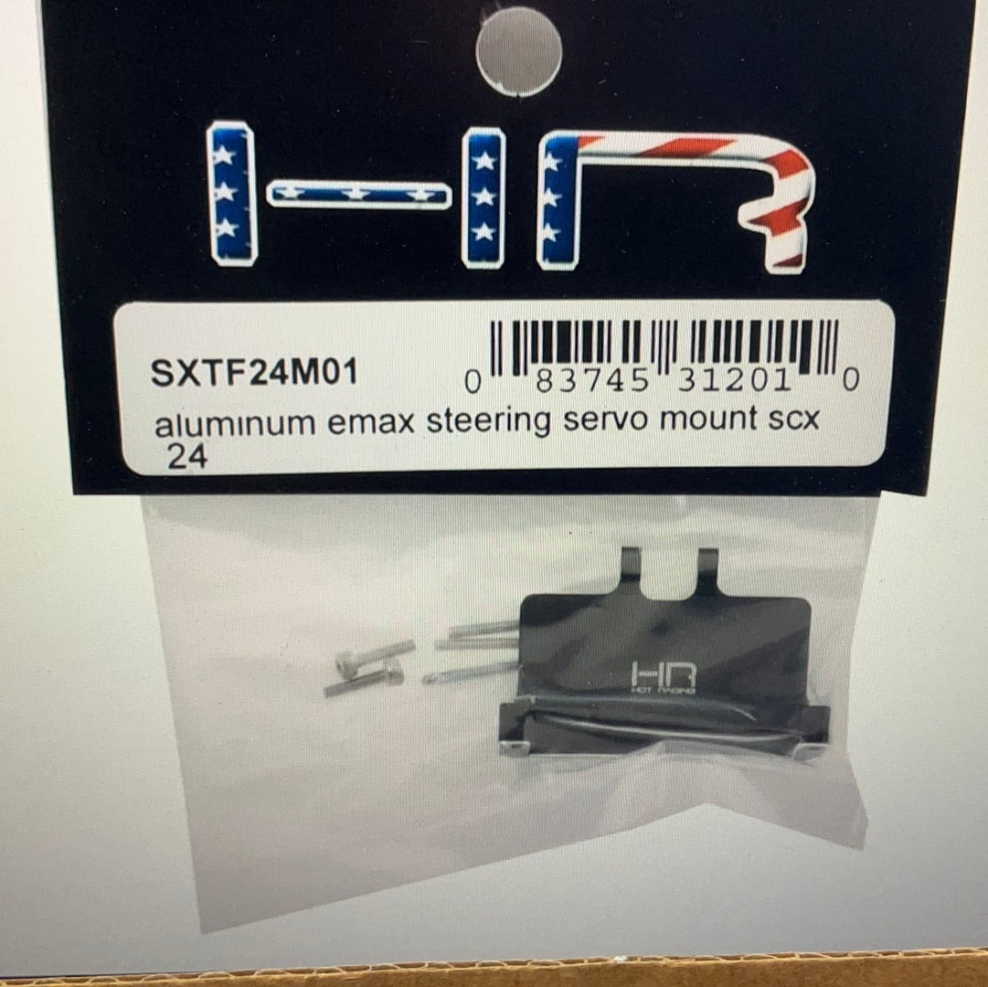 Hot Racing Axial SCX24 Aluminum EMax/EcoPower Steering Servo Mount