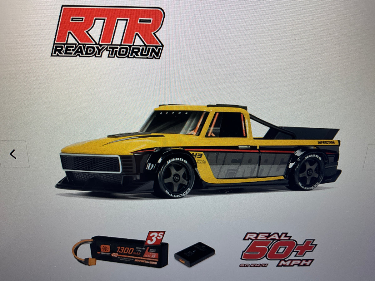 1/12 ARRMA INFRACTION GROM 3S (Battery & Charger Included)