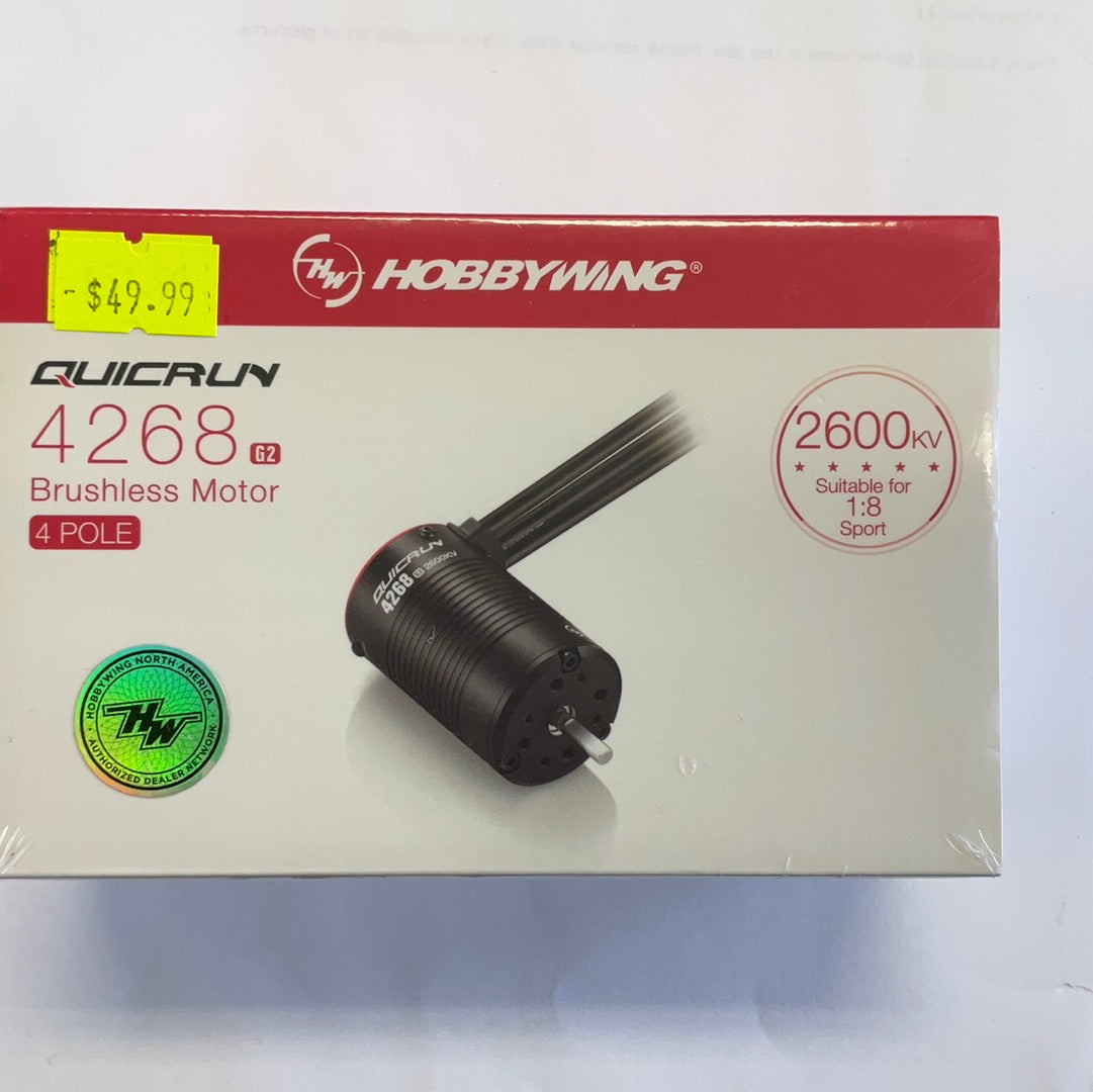 Hobbywing QuicRun 4268SL Sensorless Brushless Motor (2600kV)