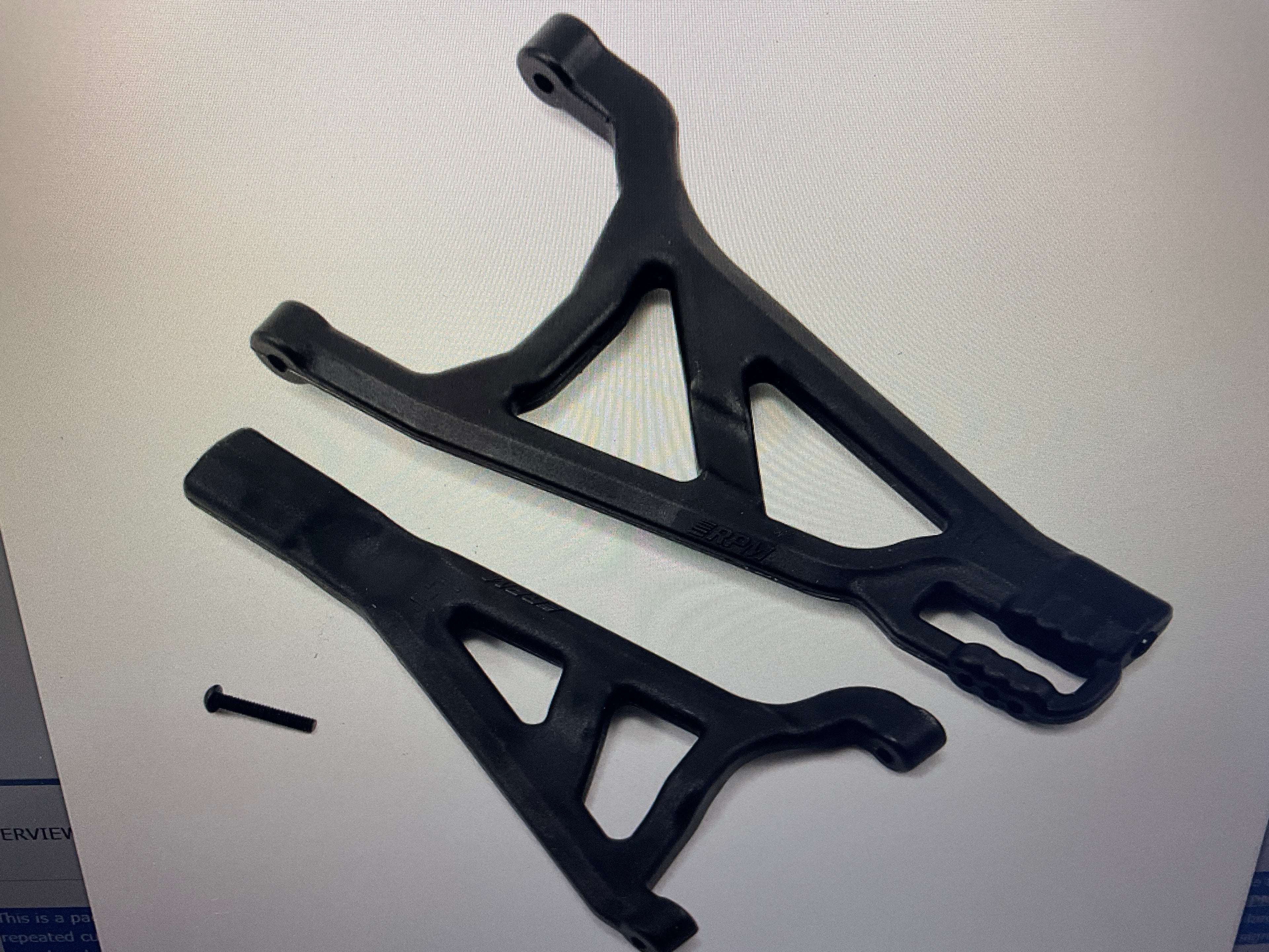 RPM Front Left A-Arms for Traxxas Revo/Summit (Black)