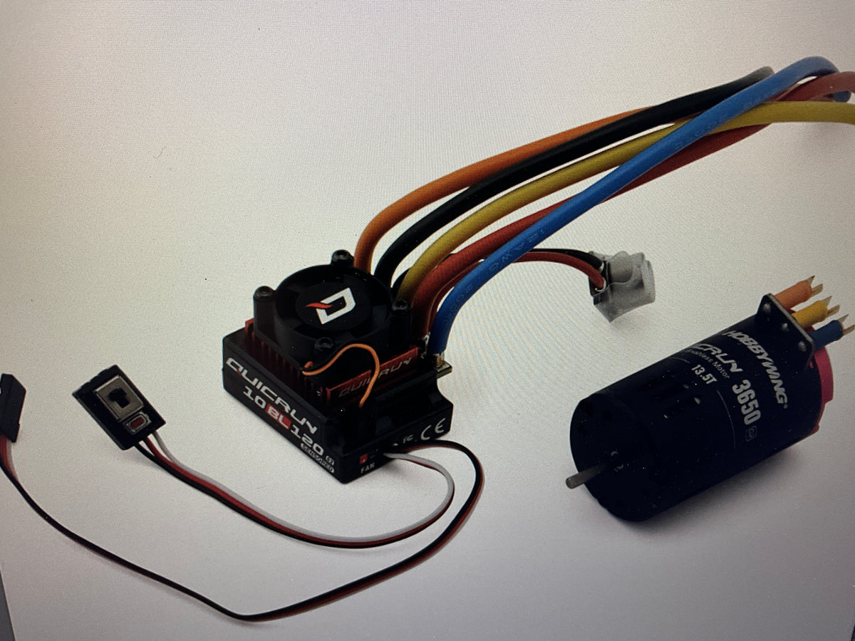 Hobbywing Quicrun 10BL120 G2 Sensored Brushless ESC Combo w/3650 SL G2 Motor (13.5T)