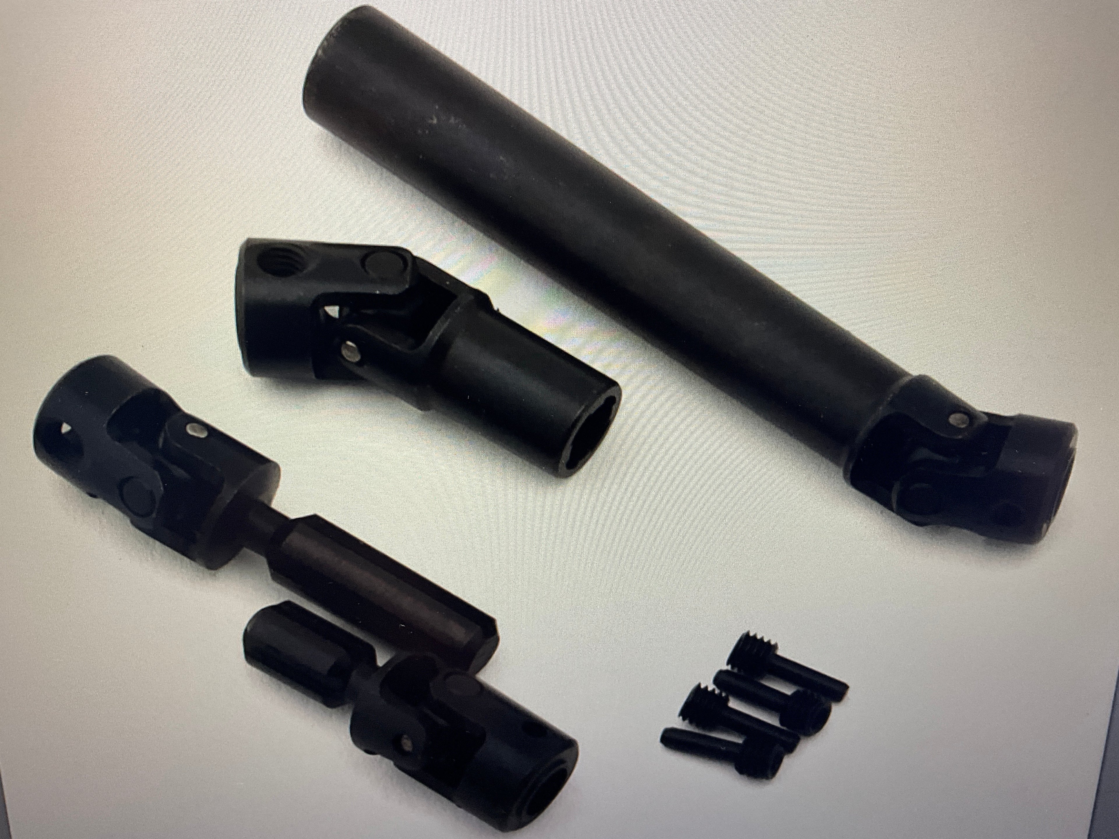 Redcat Ascent-18 Apex Steel Center Universal Driveshafts Set (Front/Rear)