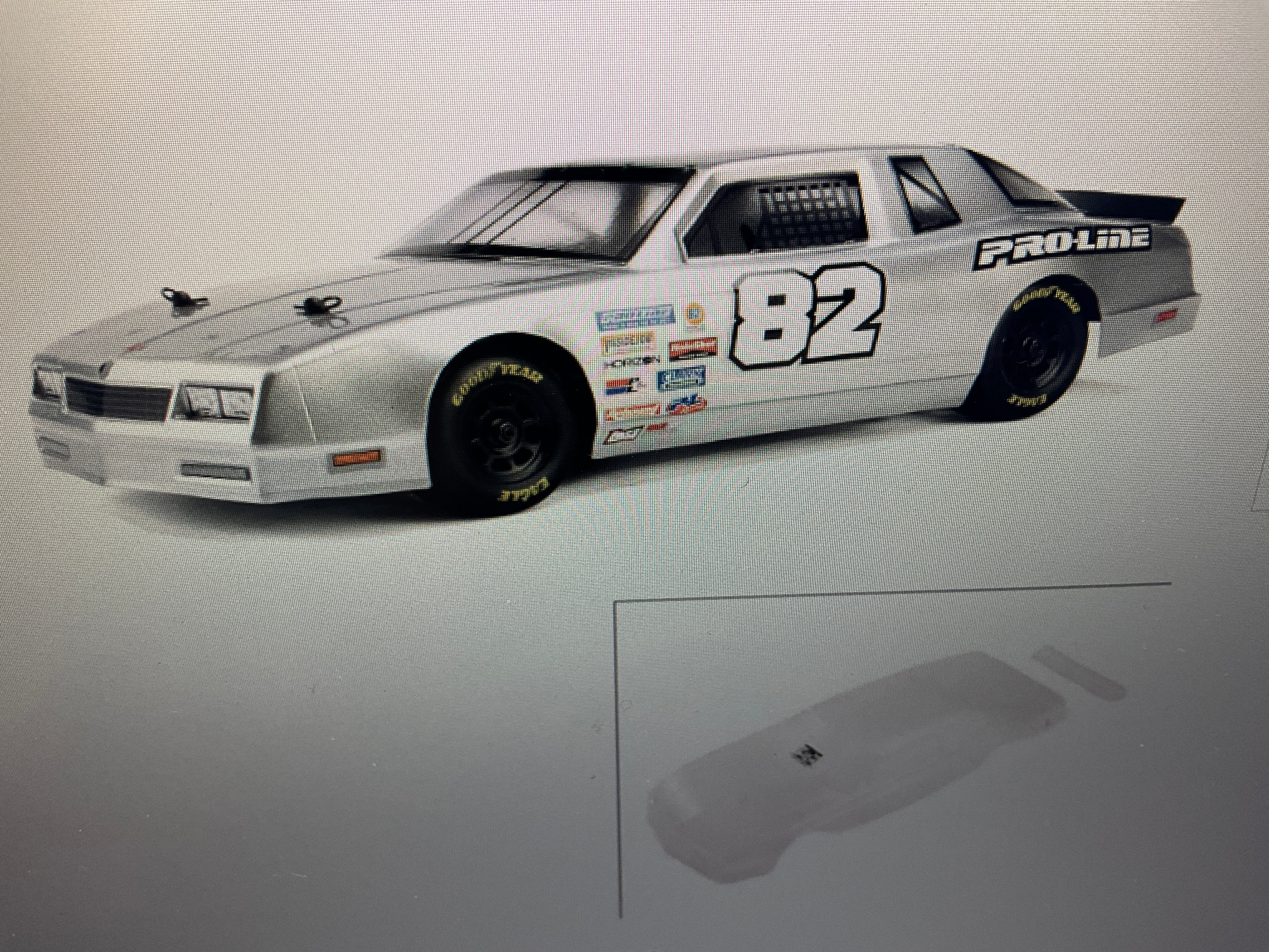 Pro-Line Racing 1/12 Pre-Cut 1986 Chevy Monte Carlo Clear Body: Losi NASCAR® Race Car