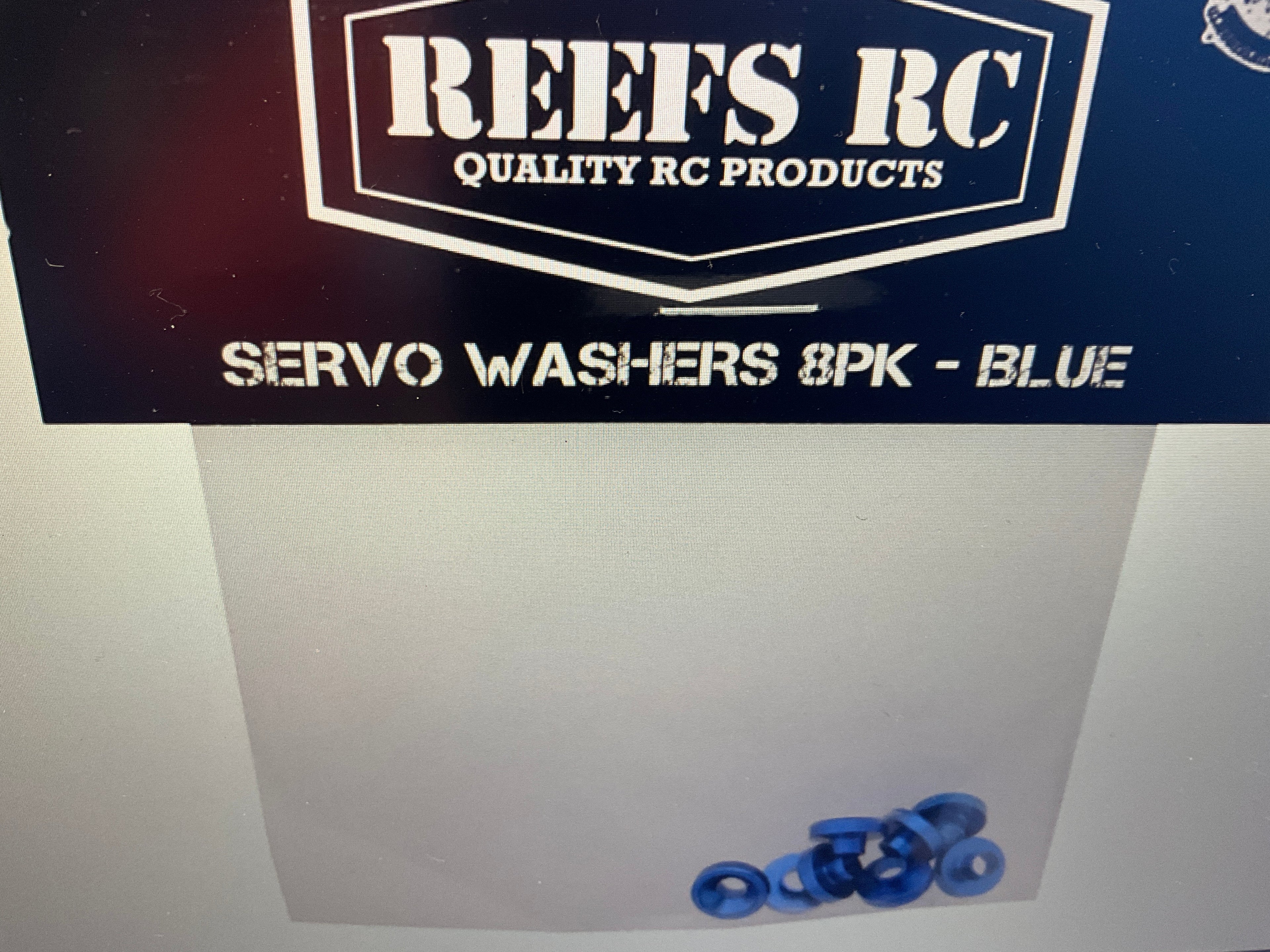 Reefs RC Aluminum Countersunk Servo Washers (8)