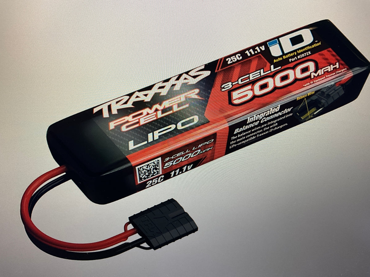 5000 mAh 11.1 Volt 3-Cell LiPo Battery