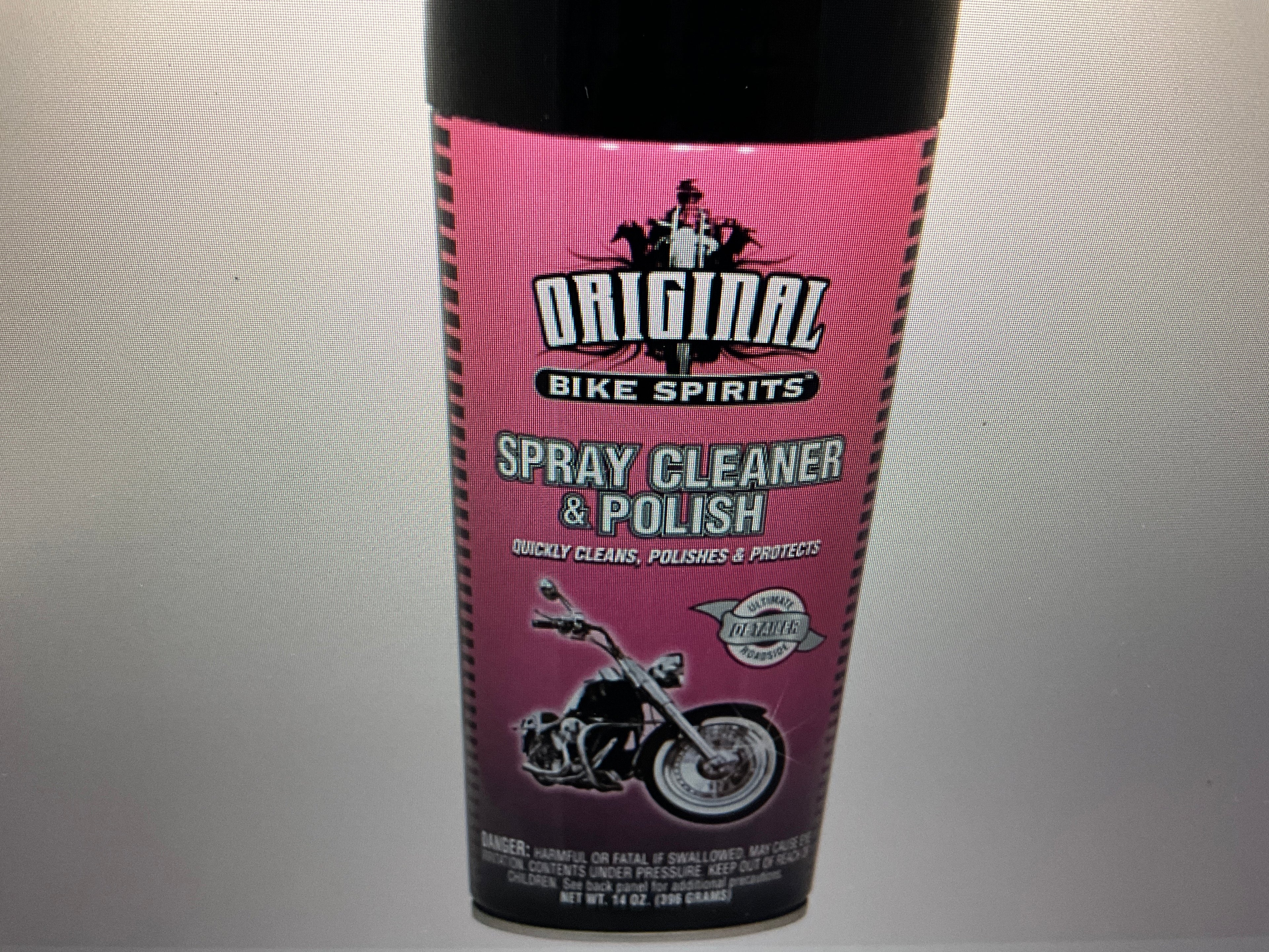 Original Bike Spirits Motorcycle ATV Spray Cleaner & Polish 14 OZ